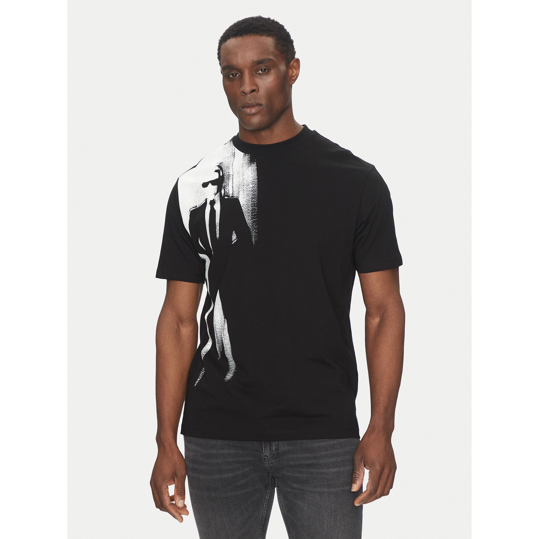 KARL LAGERFELD KARL LAGERFELD T-Shirt 755149 552225 Μαύρο Regular Fit