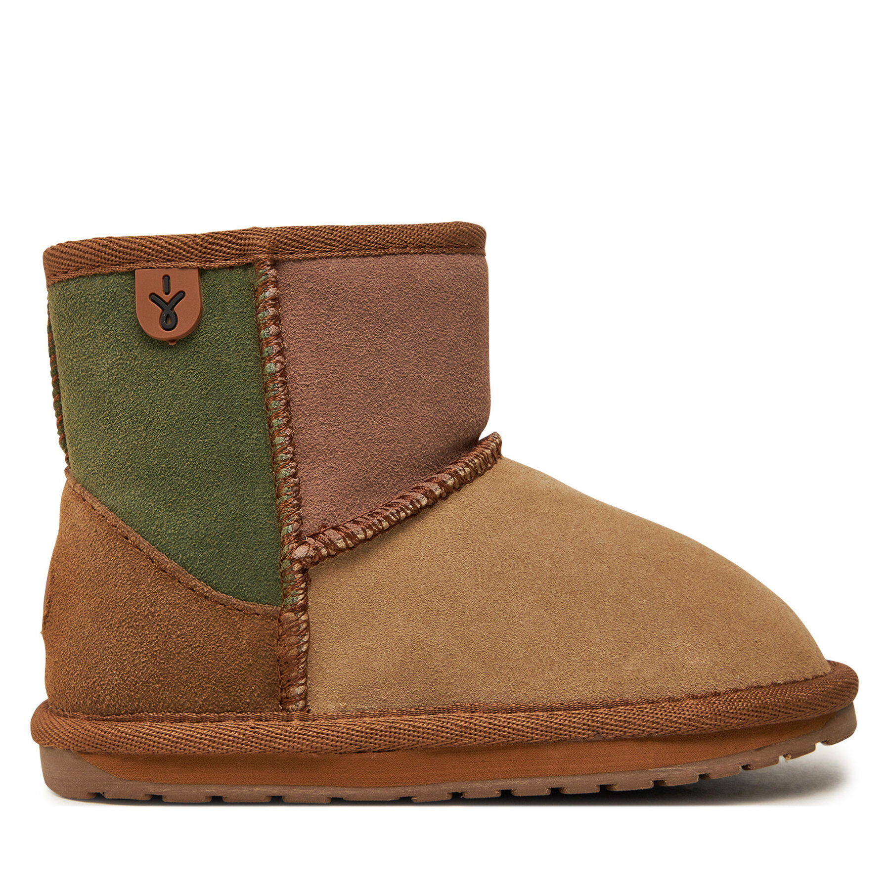 Stivali da neve EMU Australia Wallaby Mini Patchwork K13105 Beige