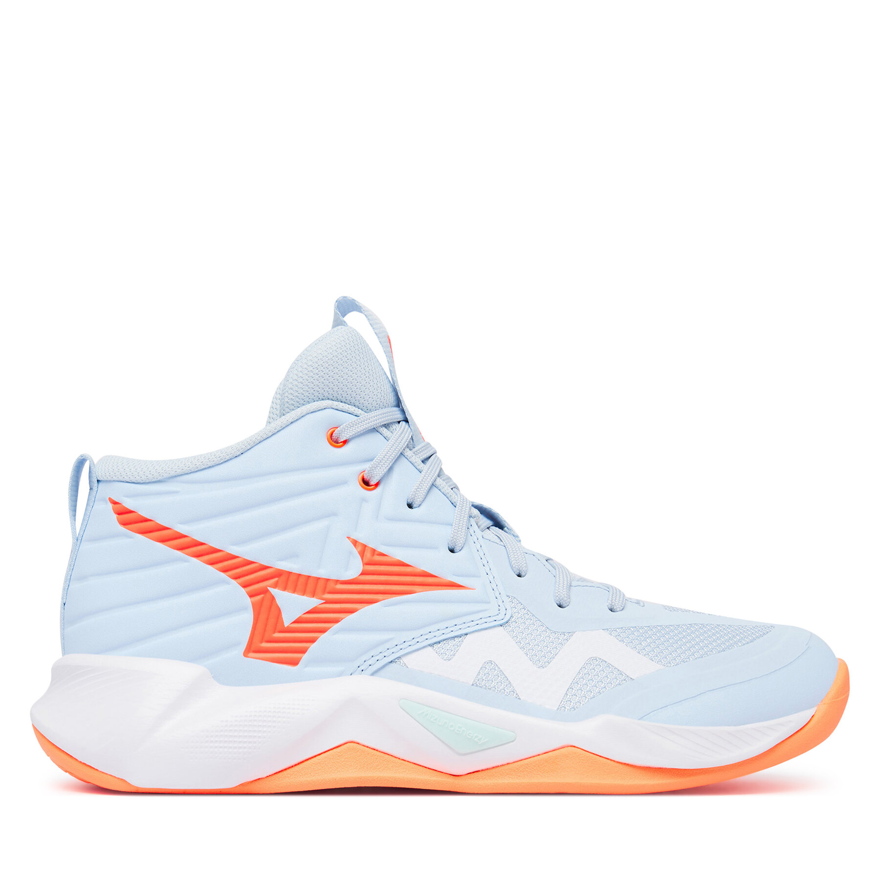 Čevlji za športe v zaprtih prostorih Mizuno Wave Momentum Pro Mid V1GC2545 Svetlo modra
