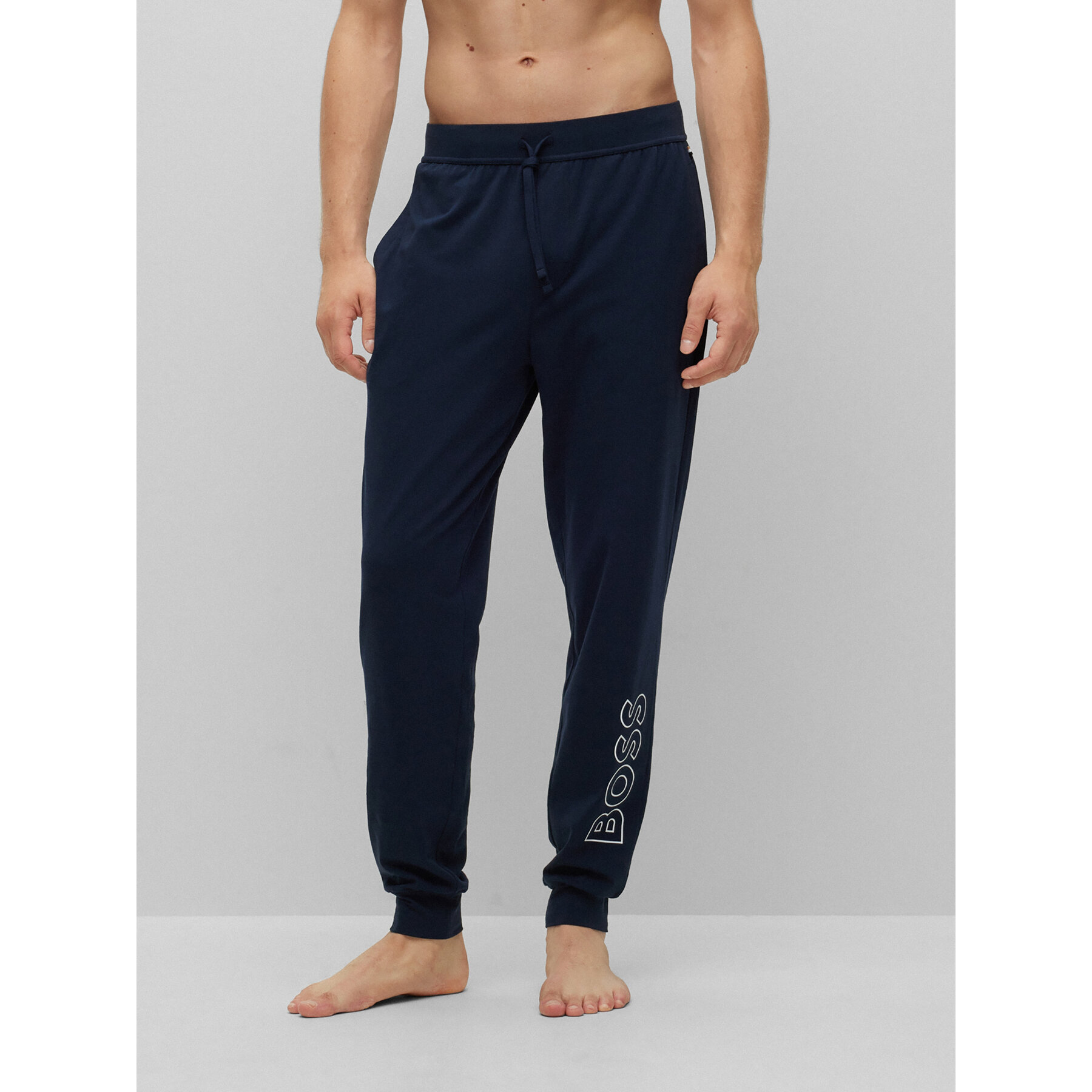 Boss Pidžama hlače 50481199 Tamnoplava Regular Fit
