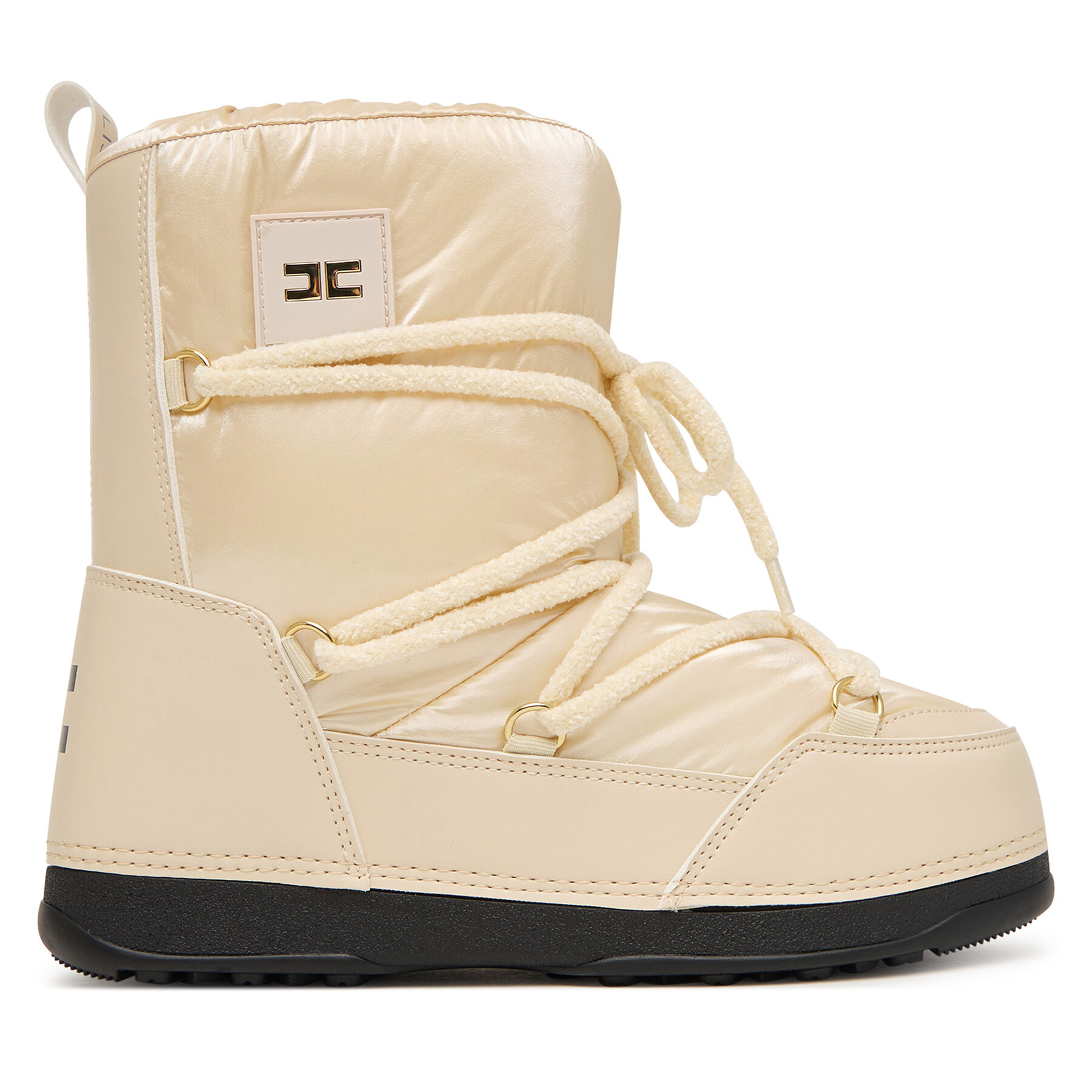 Cizme de zăpadă Elisabetta Franchi F4A6-E0750-1047 Bej deschis
