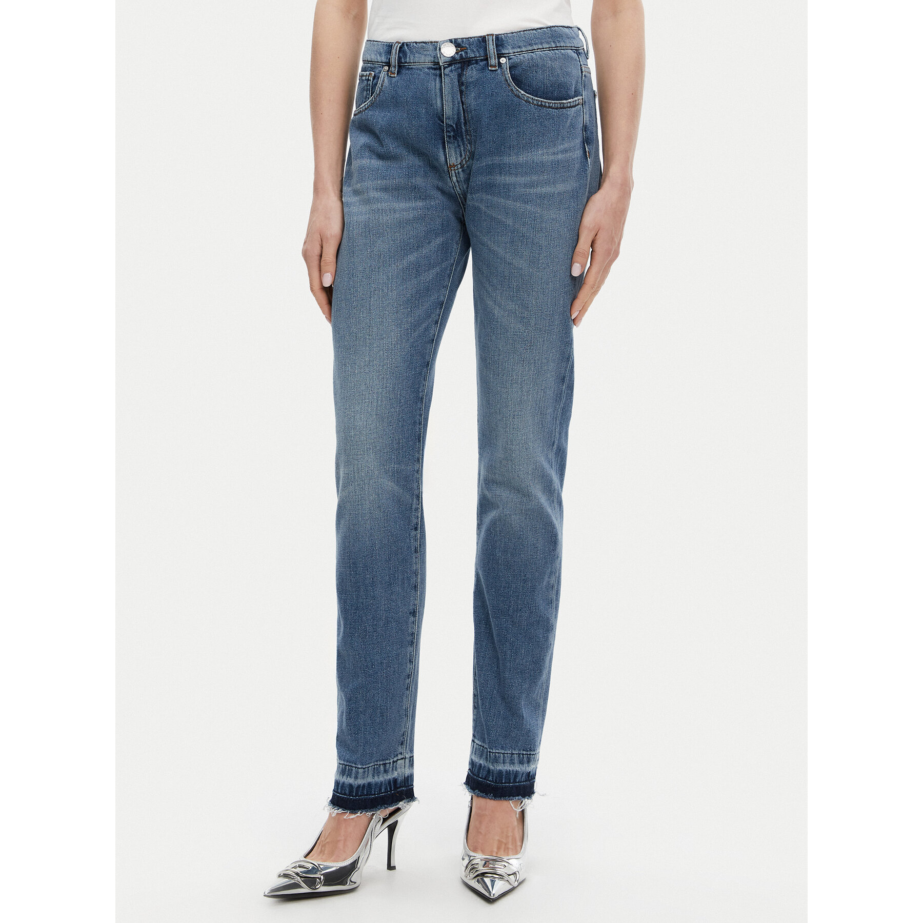 PINKO Jeans Robin 104607 A2E1 Blau Straight Leg