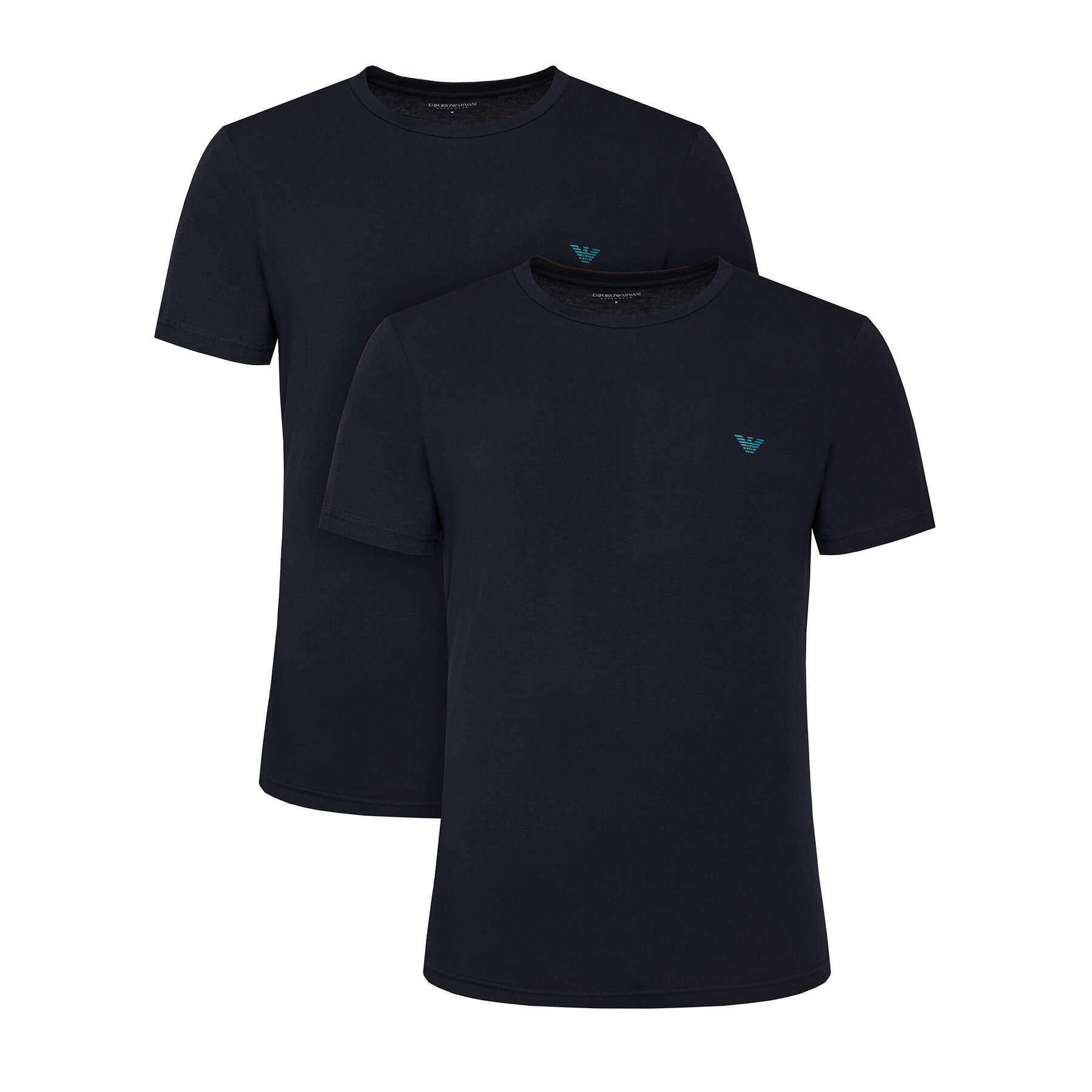 Emporio Armani Underwear Σετ 2 T-Shirts EM000391 AF10776 MB143 Σκούρο μπλε Regular Fit