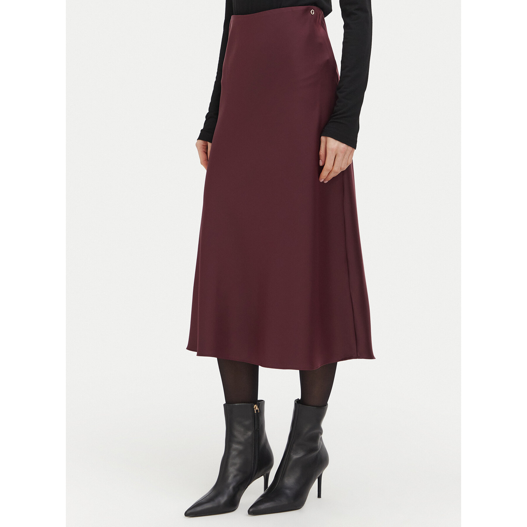 Guess Midirock W6BD25 W4250 Dunkelrot Regular Fit