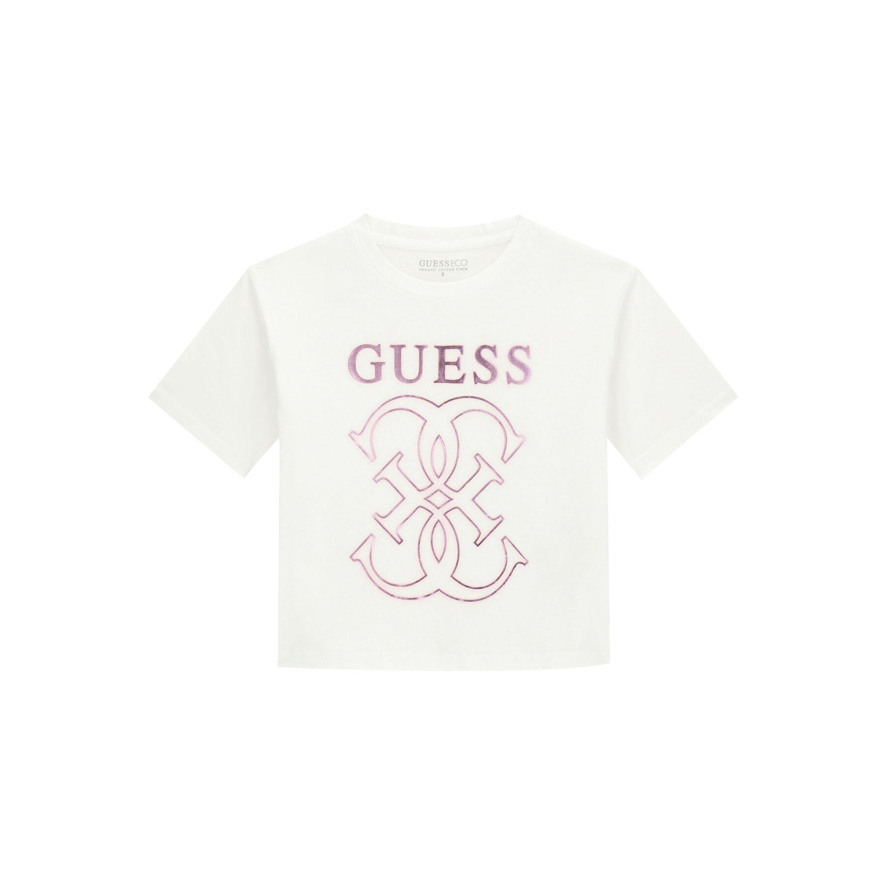 Guess T-shirt J6RI22 K8HM4 Bianco Regular Fit
