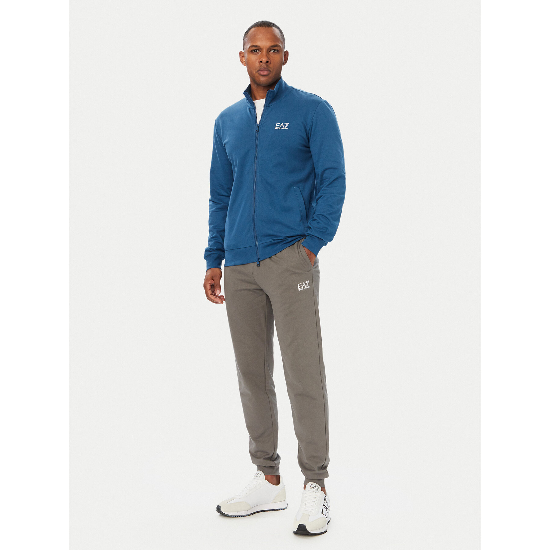 EA7 Emporio Armani Jogginganzug 8NPV60 PJVRZ MB015 Grau Regular Fit