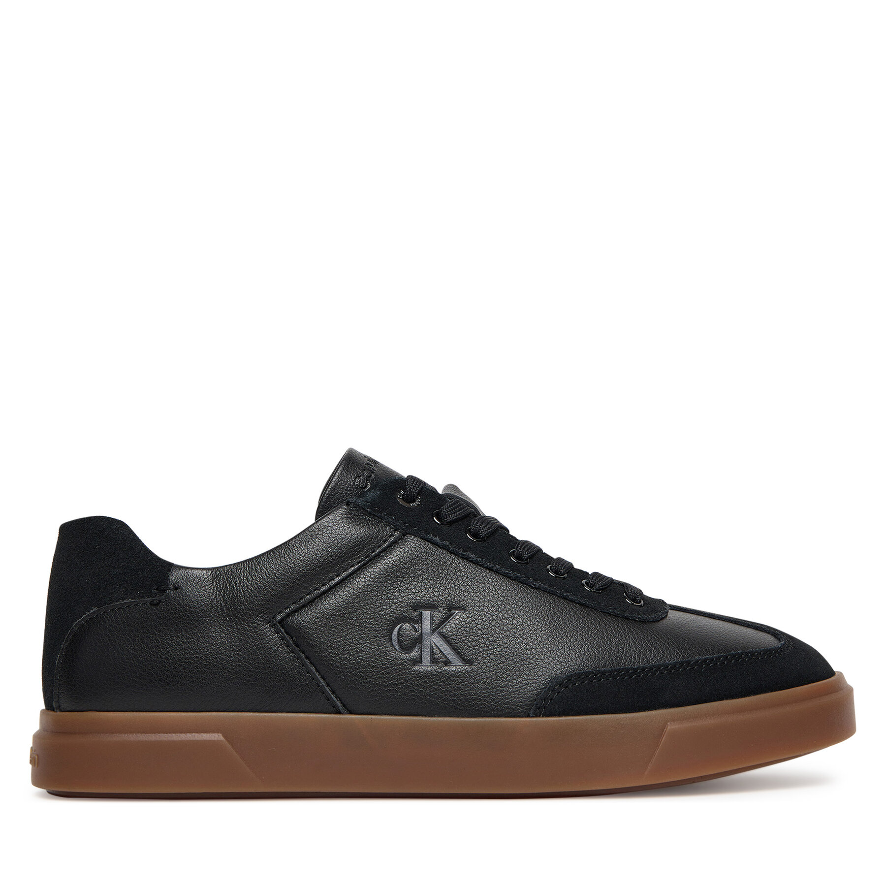 Sneakers Calvin Klein Low Pro Cups Lth Mix Mg HW0HW02825 Negru