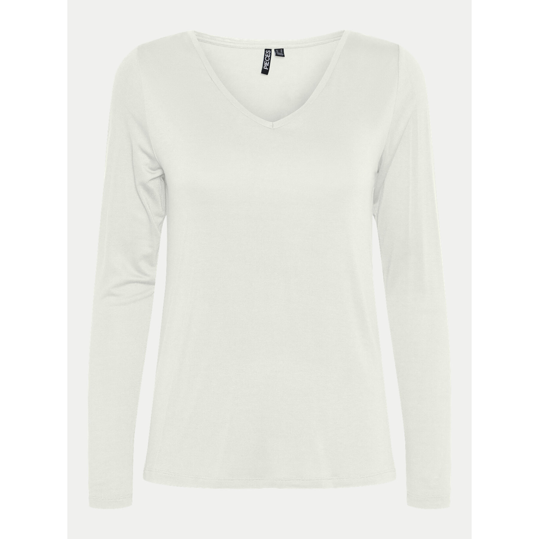 Pieces T-shirt Billo 17151127 Bianco Regular Fit