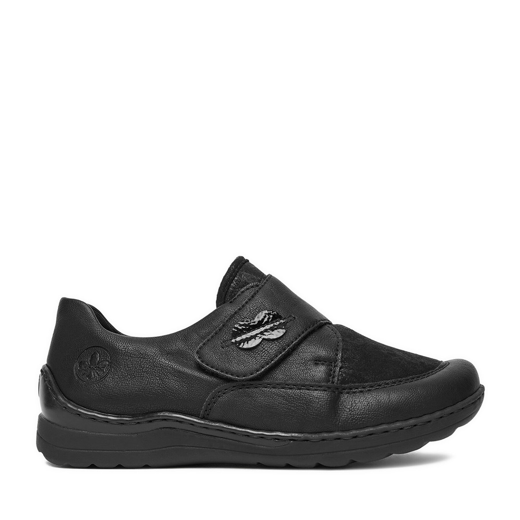 Poltopánky Rieker 48954-00 Čierna