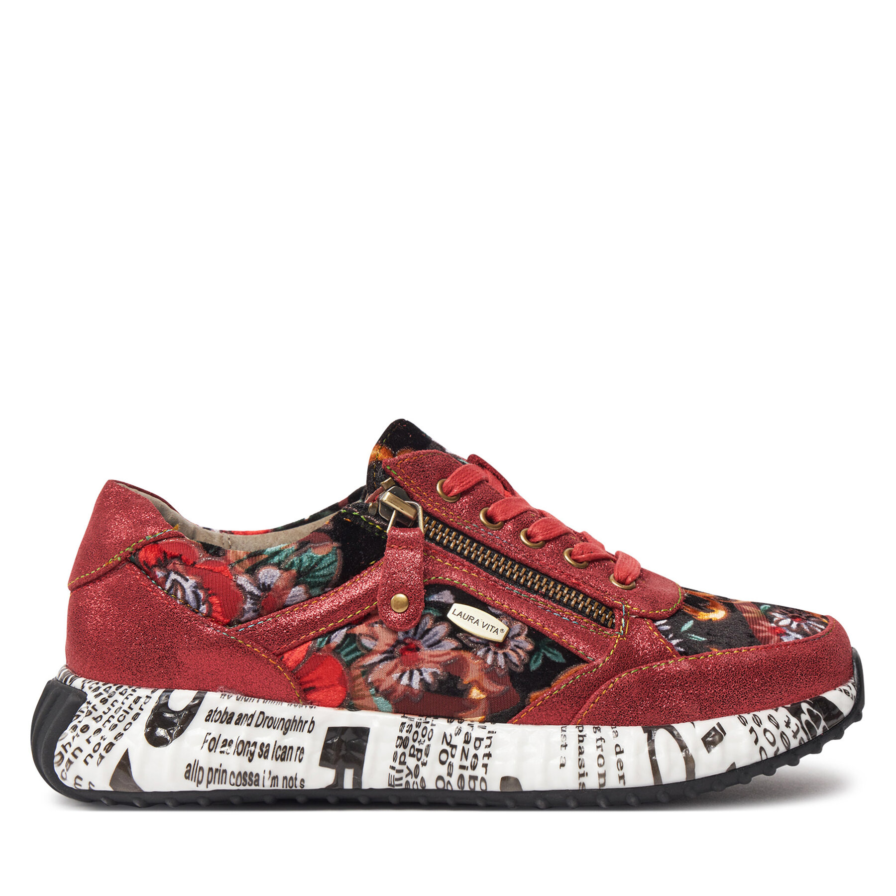 Damen Sneakers Laura Vita, Schuhgröße 36, Rot, Burton 11
