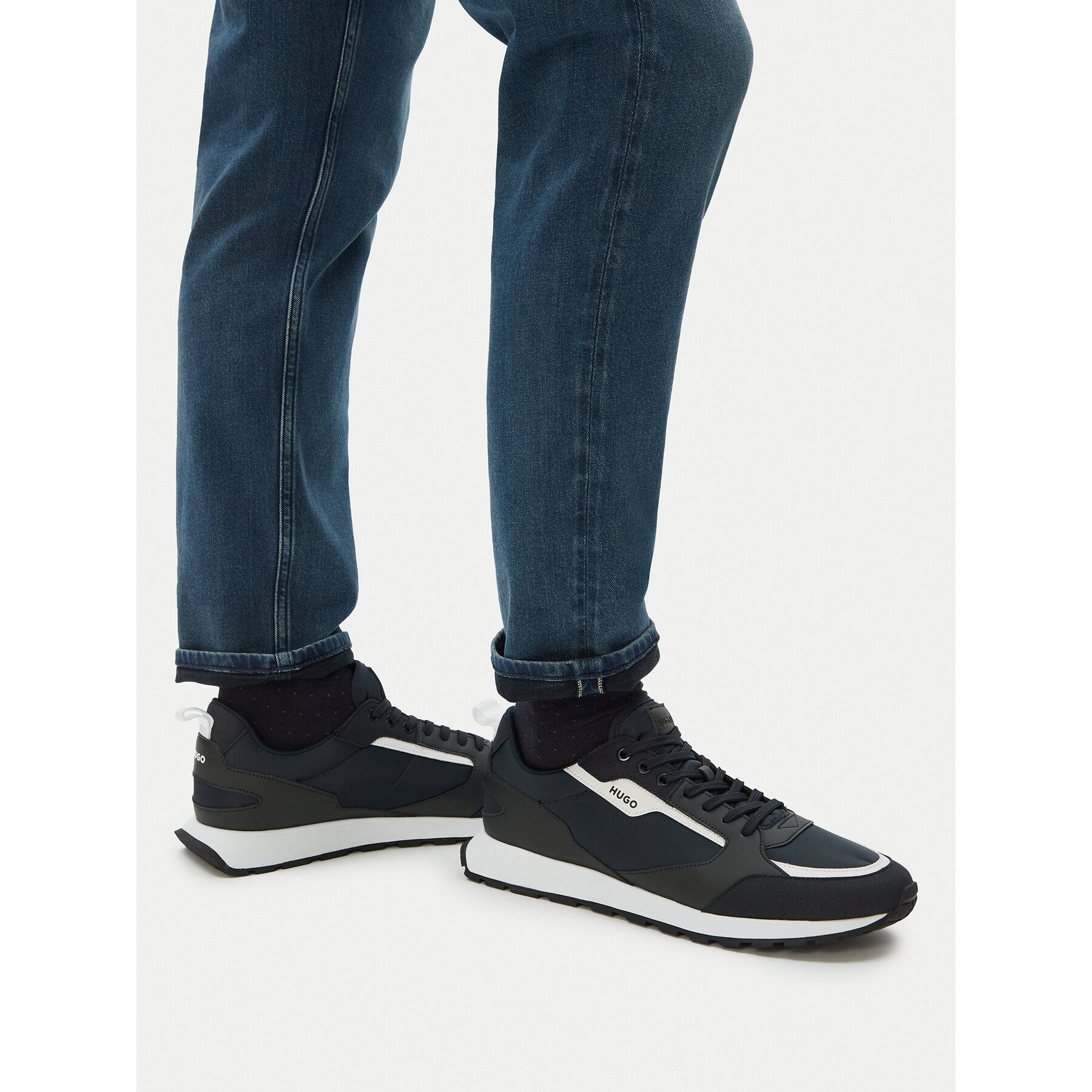 Sneakers HUGO Icelin 50536568 Bleumarin