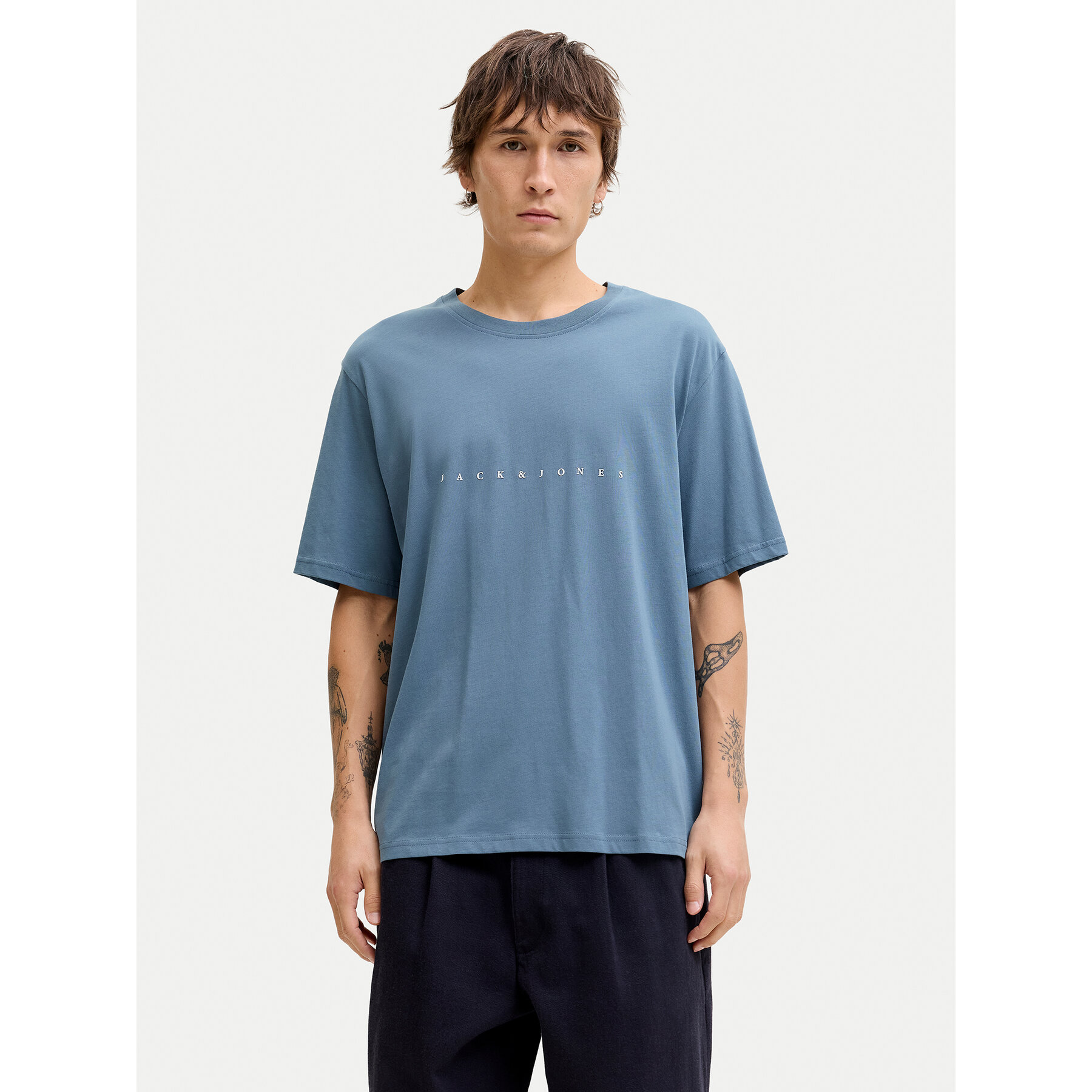 Jack & Jones T-Shirt Star 12234746 Blau Regular Fit
