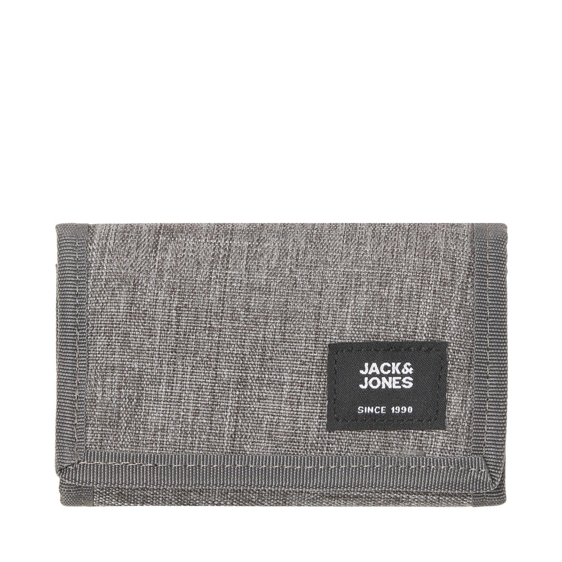 Große Herren Geldbörse Jack&Jones Jaceastside 12228262 Grau, Größe 00