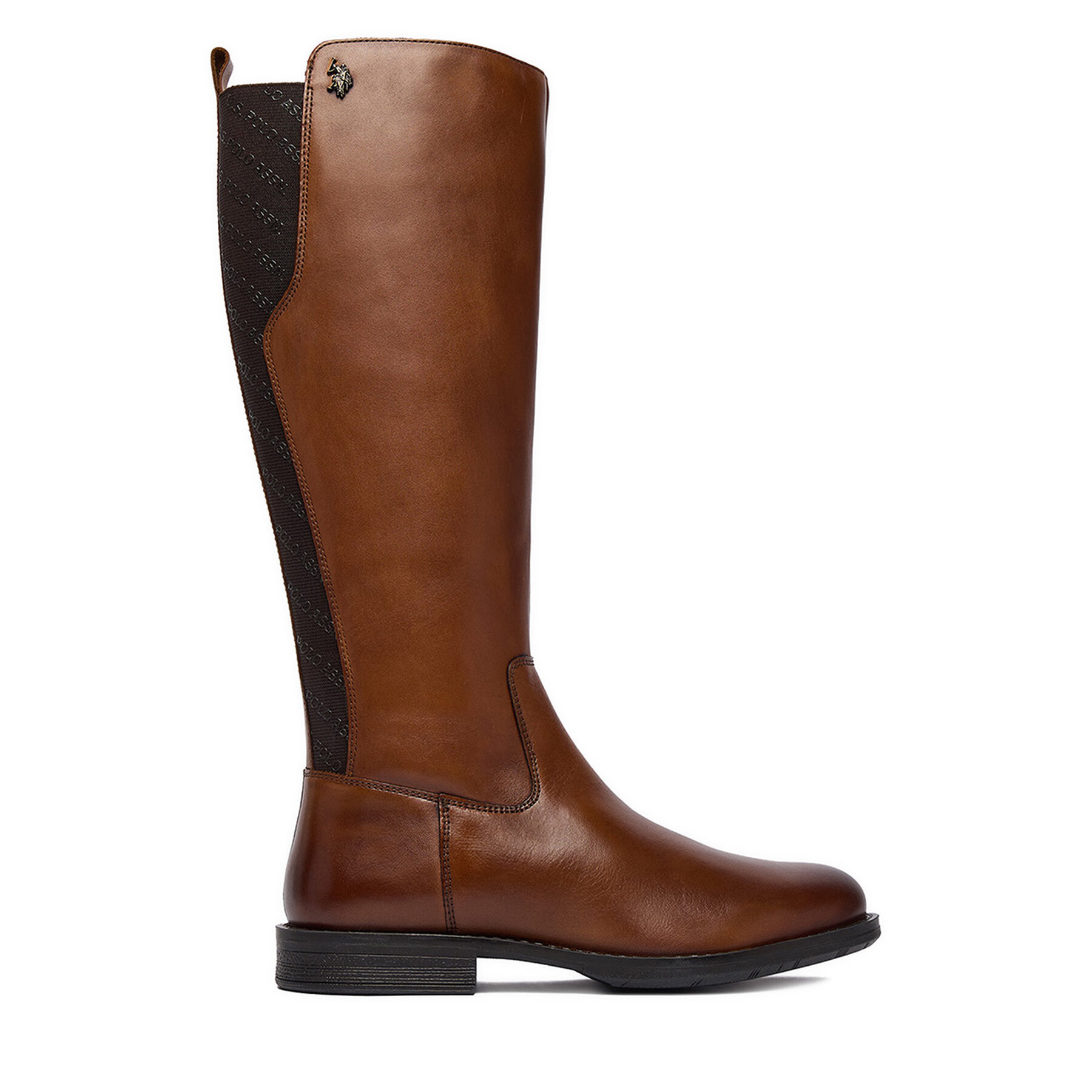 U.S. Polo Assn. Damen Stiefel, Schuhgröße 36, Braun, CEO-INGRID001W/EL1