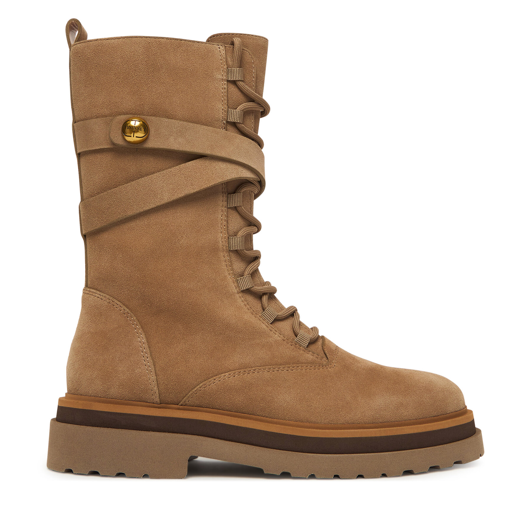 Botine TWINSET 252TGT050 Maro