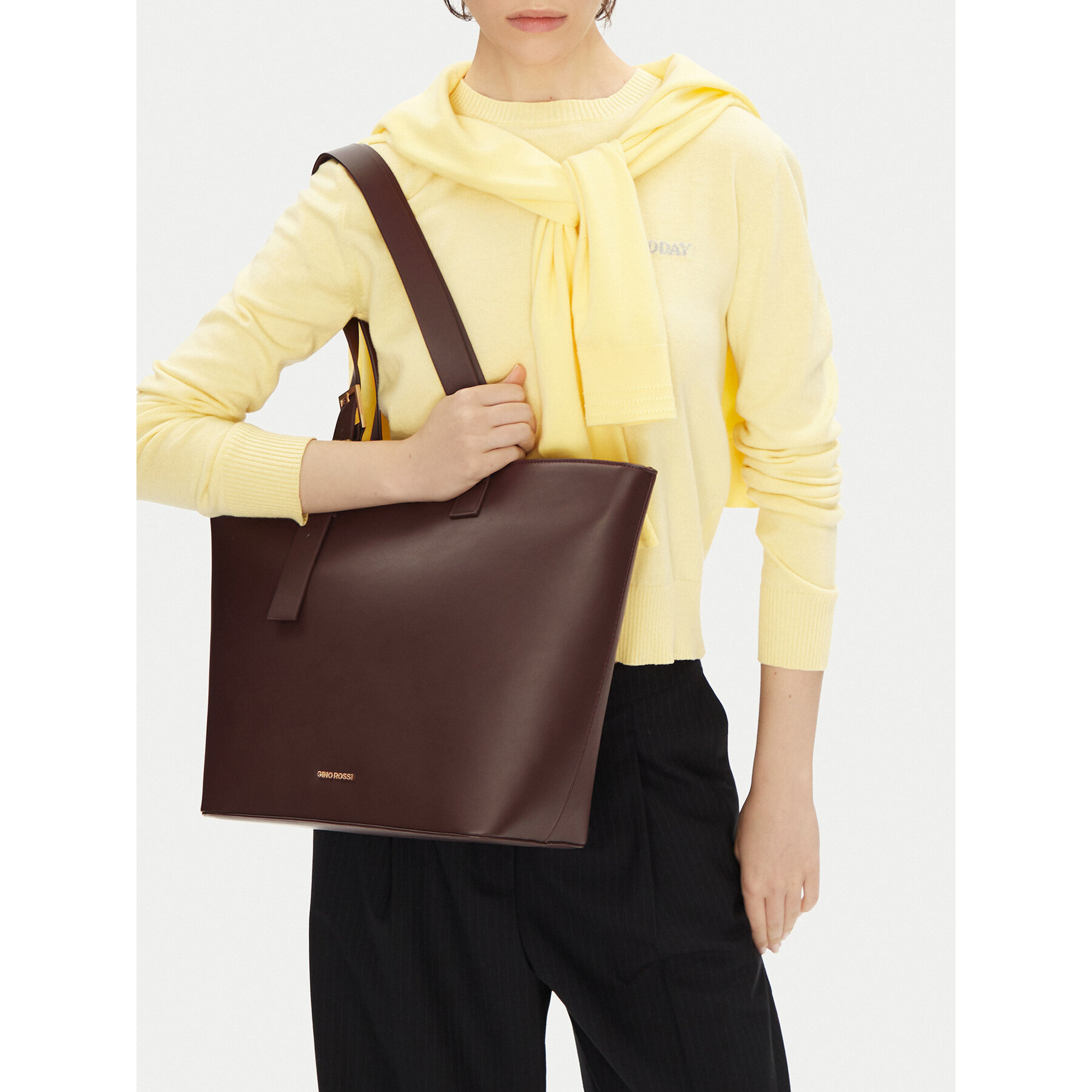 Τσάντα Gino Rossi C-AYSHA-KQ78 Καφέ