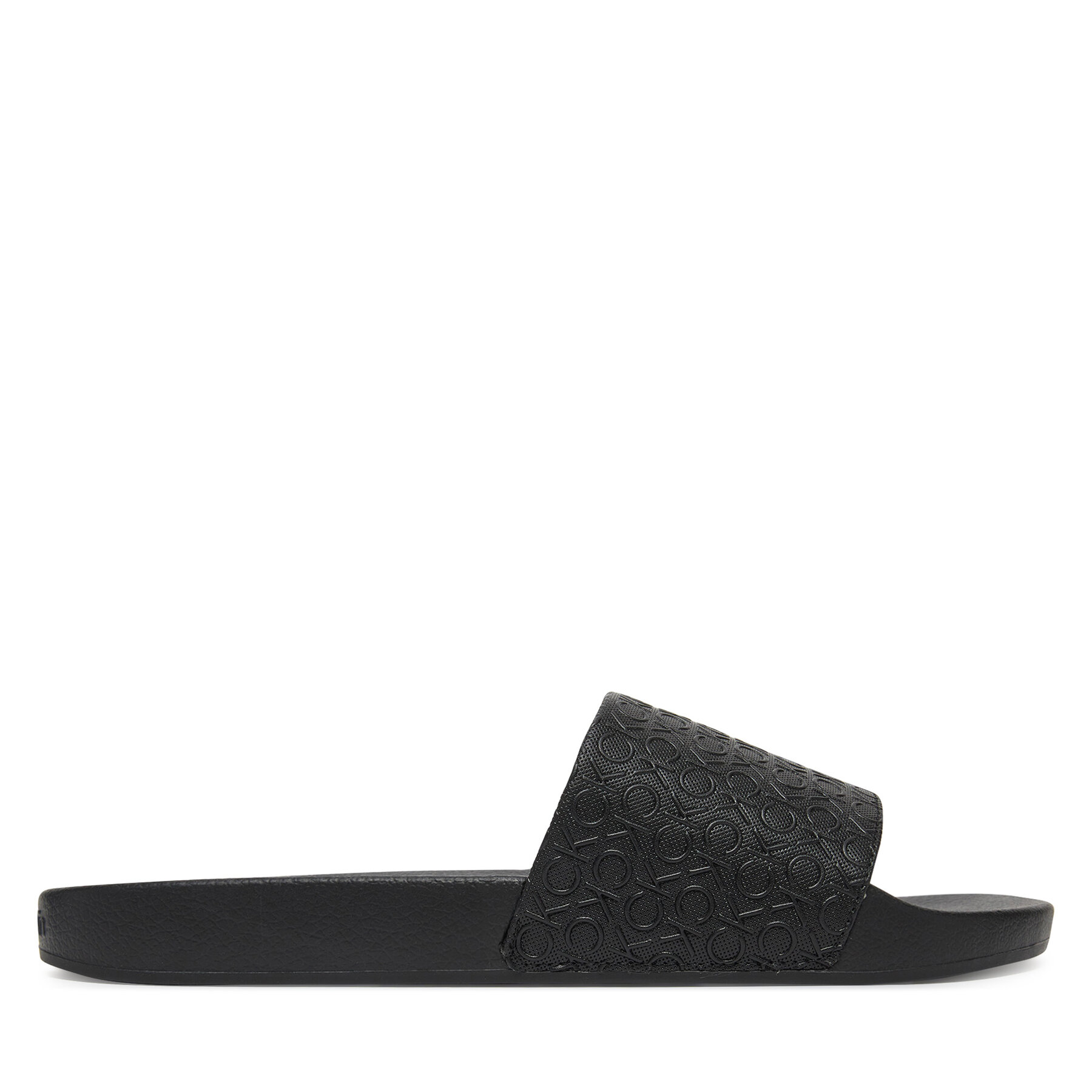 Męskie Klapki Calvin Klein, Rozmiar 41 Czarny Pool Slide Mono HM0HM01968