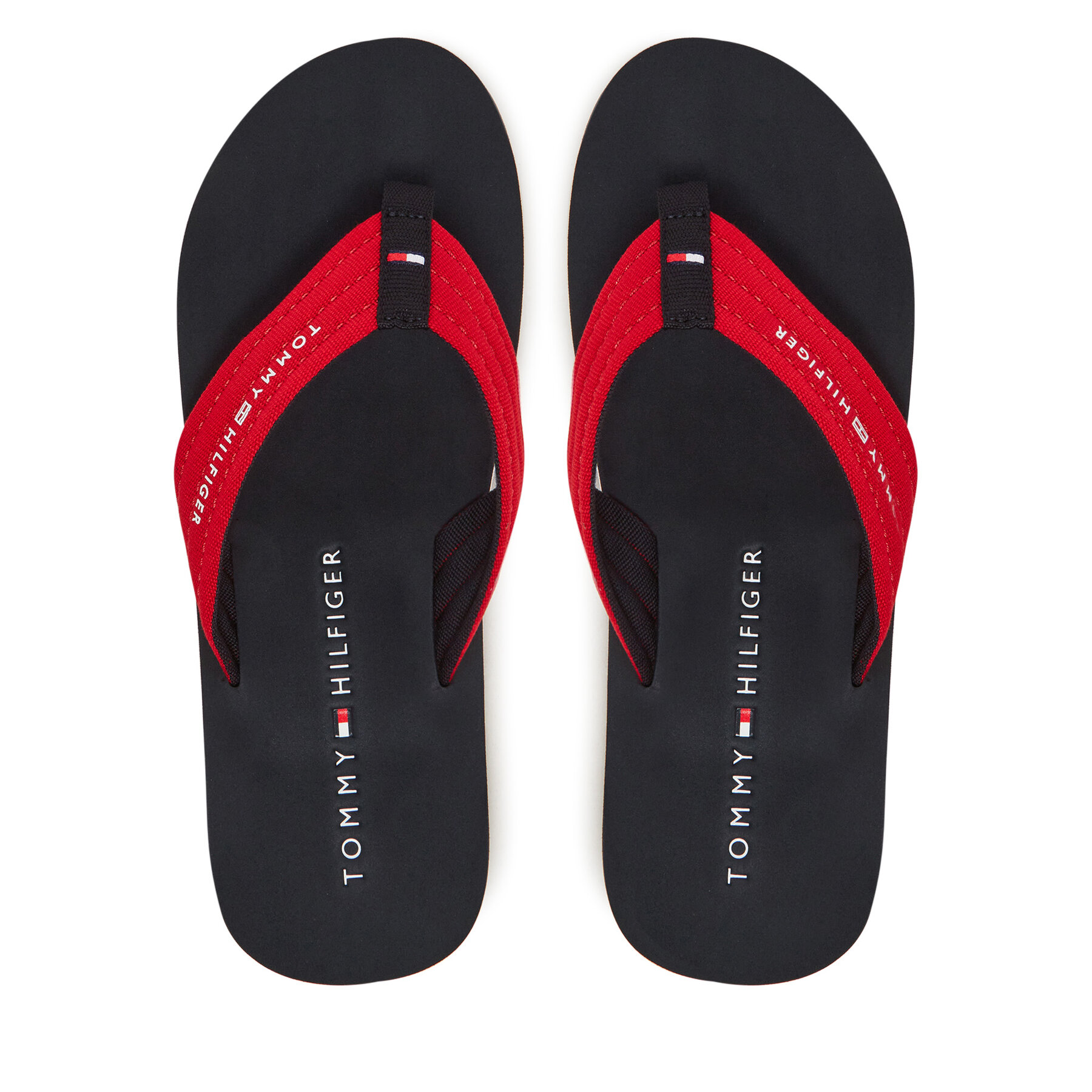 Pánske Žabky Tommy Hilfiger, Rozmer: 45, Červená, Nyc Beach Sandal FM0FM05437