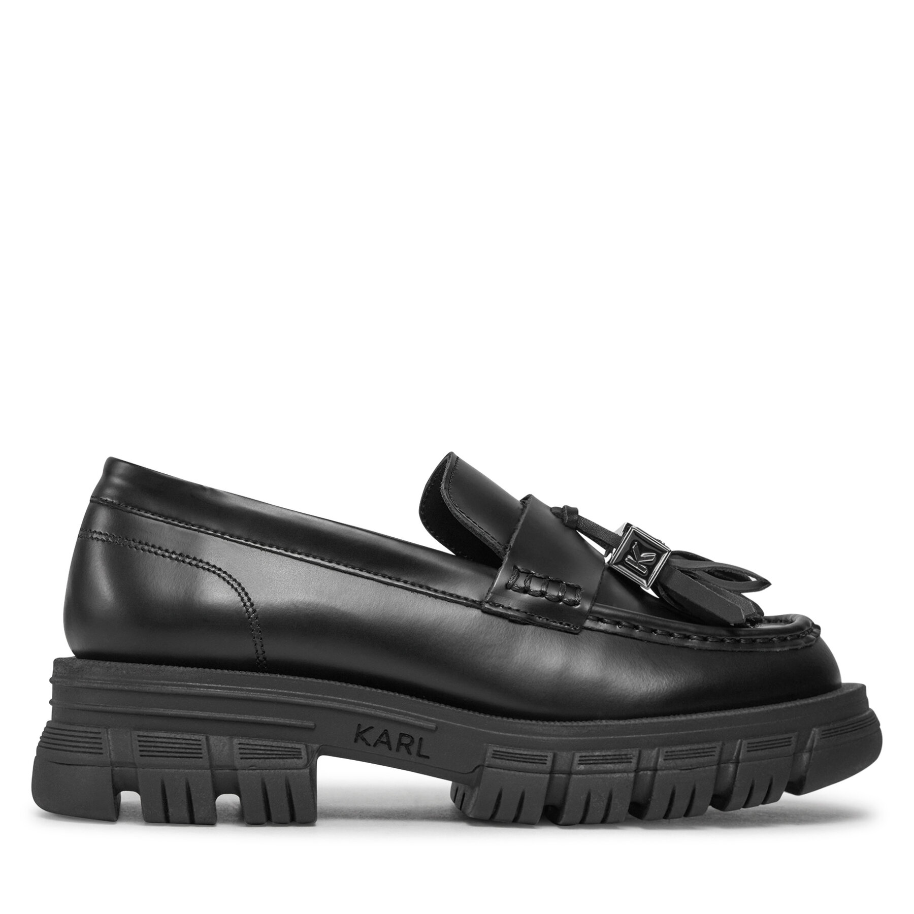 Dámske Loafers KARL LAGERFELD, Rozmer: 41, Čierna, KL43814