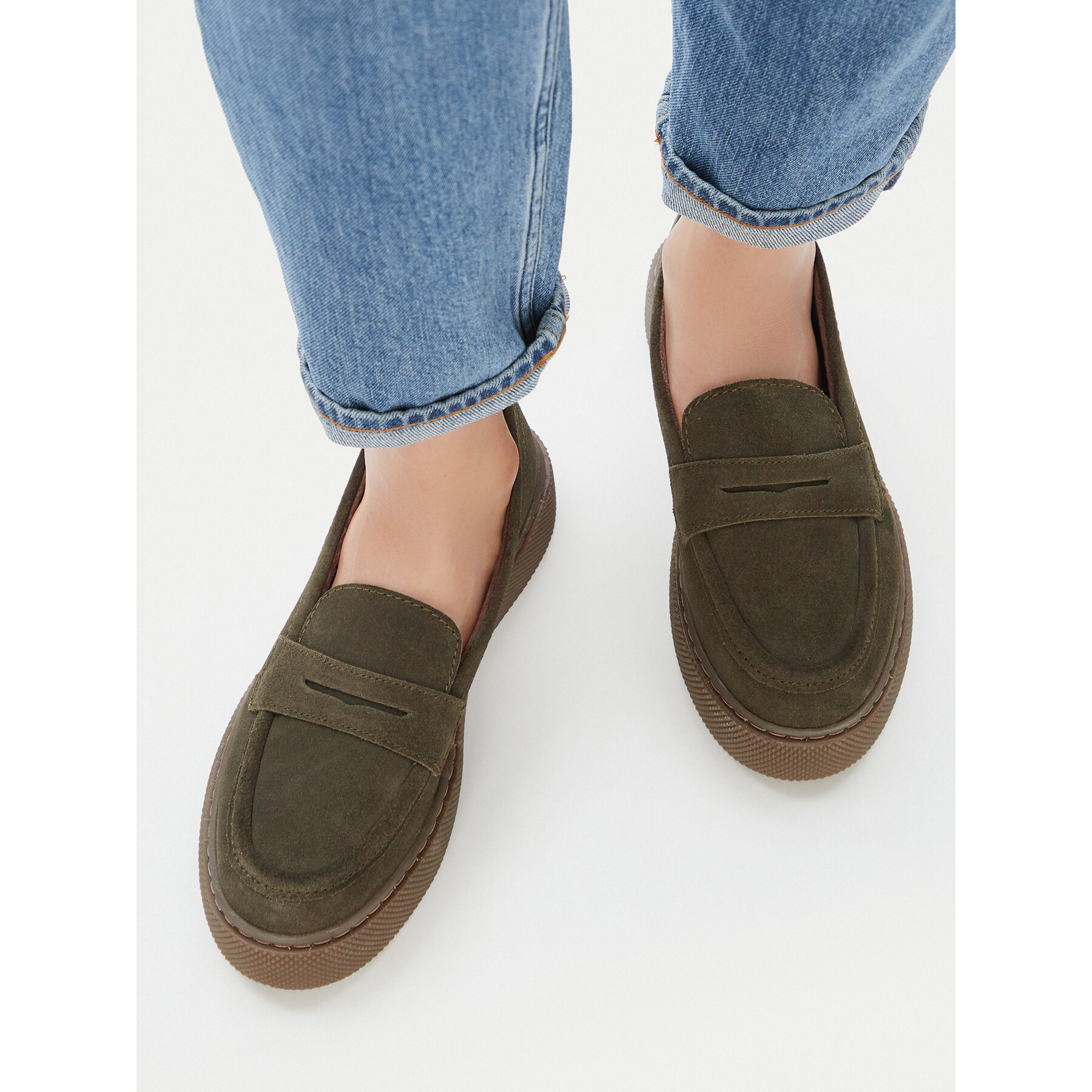 Loaferice Lasocki CEO-WI23-CRICKIT-06 Kaki