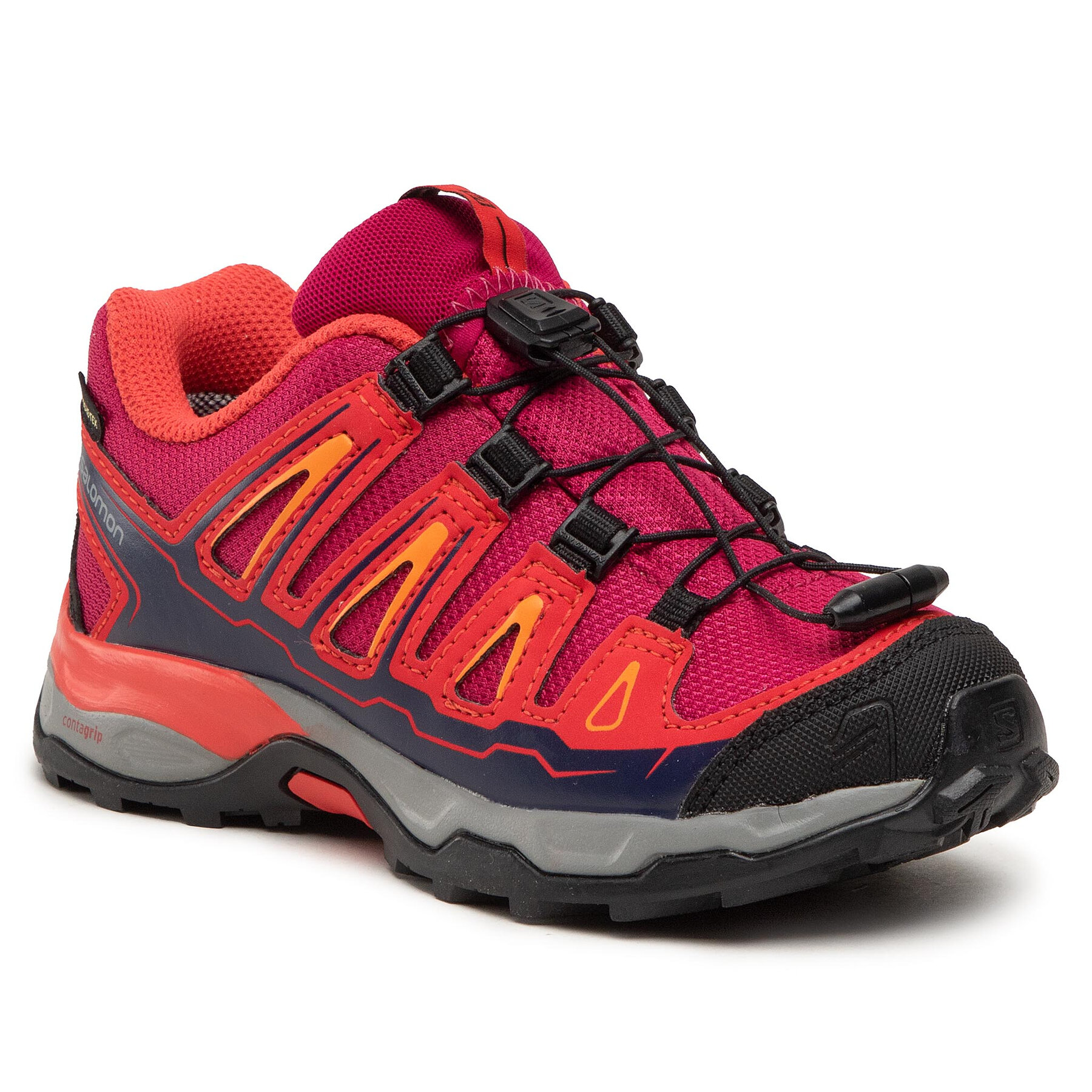 Salomon X-Ultra Gtx J GORE-TEX 392917 09 W0 Sangria/Poppy Red/Bright Marigold – Туристически
