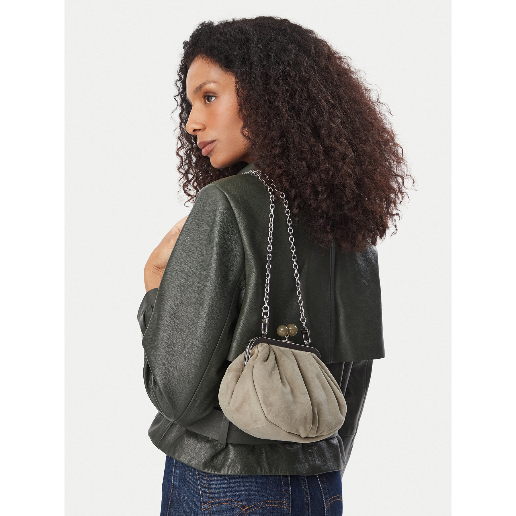 Rankinė Weekend Max Mara Kavalois 2625516014 Žalia