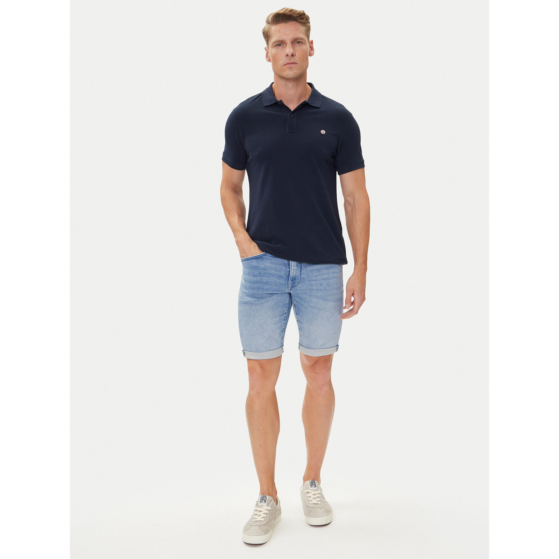 Petrol Industries Jeansshorts M-Ros-SHO001 Blau Slim Fit