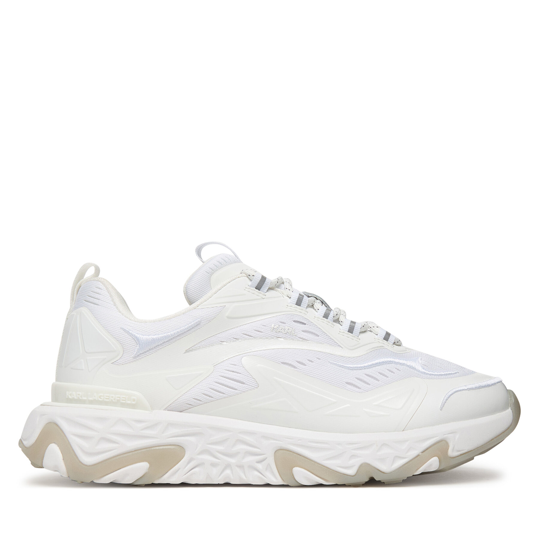 Sneakersy KARL LAGERFELD Blaze KL62422 Biela