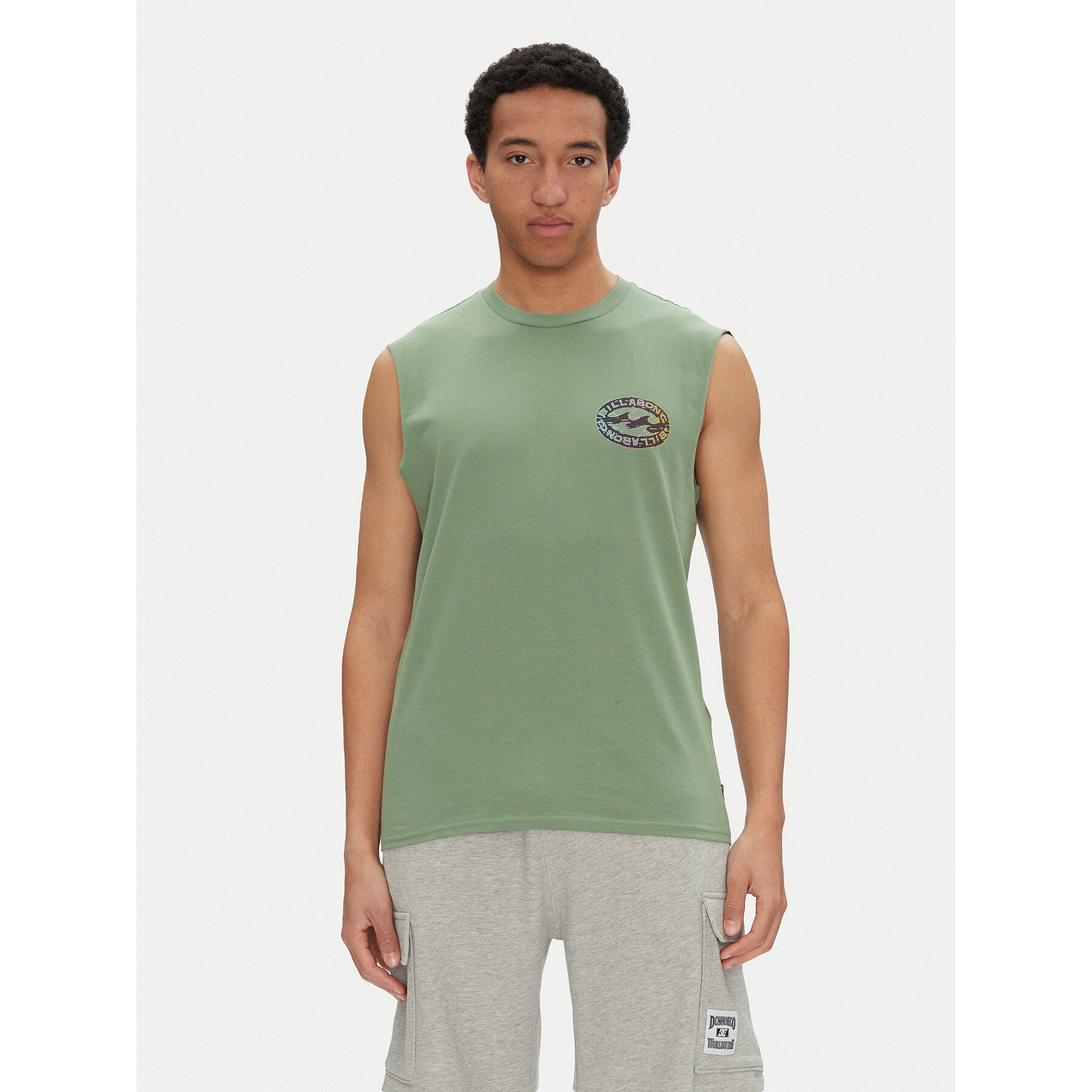 Billabong Billabong Tank top EBYZT00305 Πράσινο Regular Fit