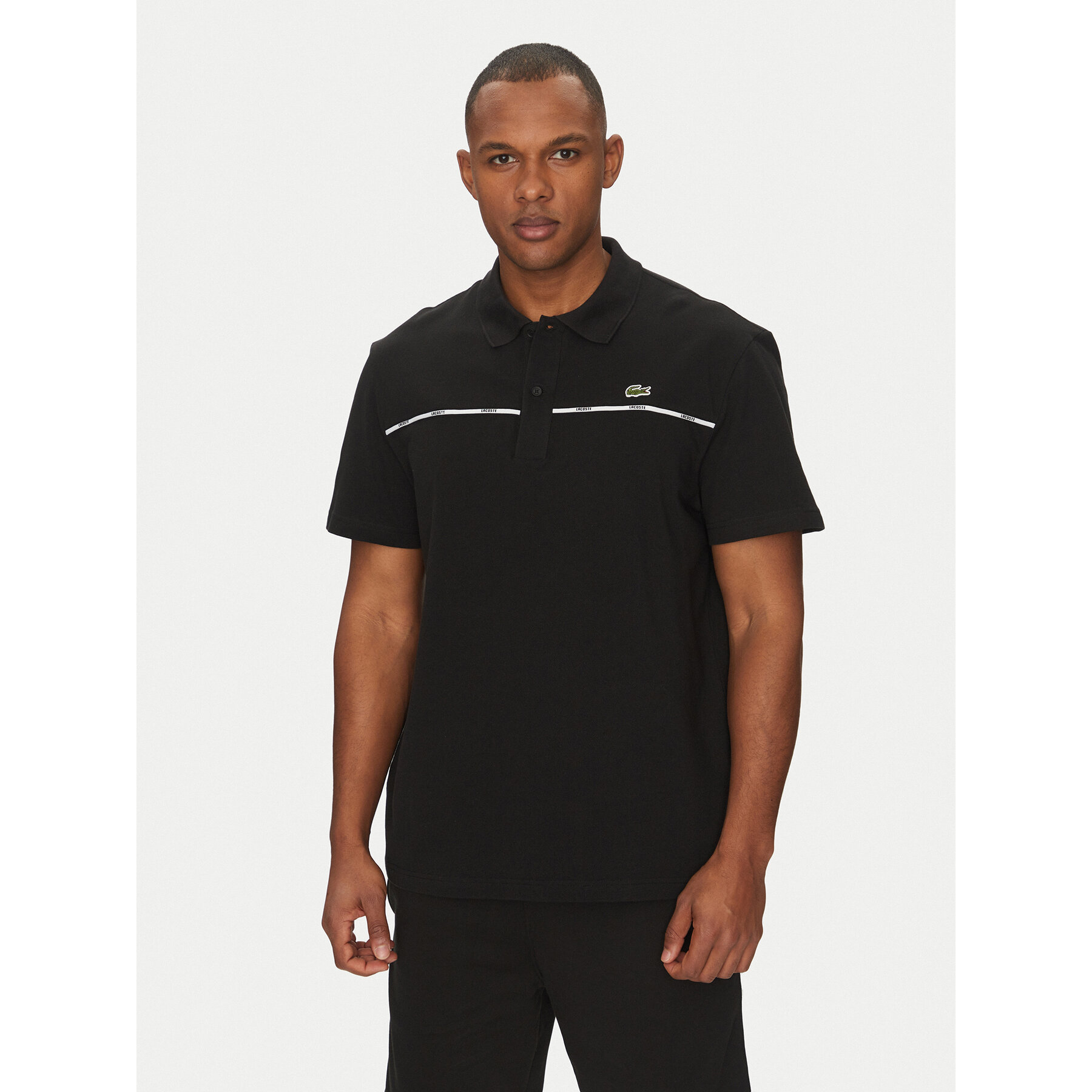 Lacoste Polo marškinėliai PH9863 Juoda Regular Fit