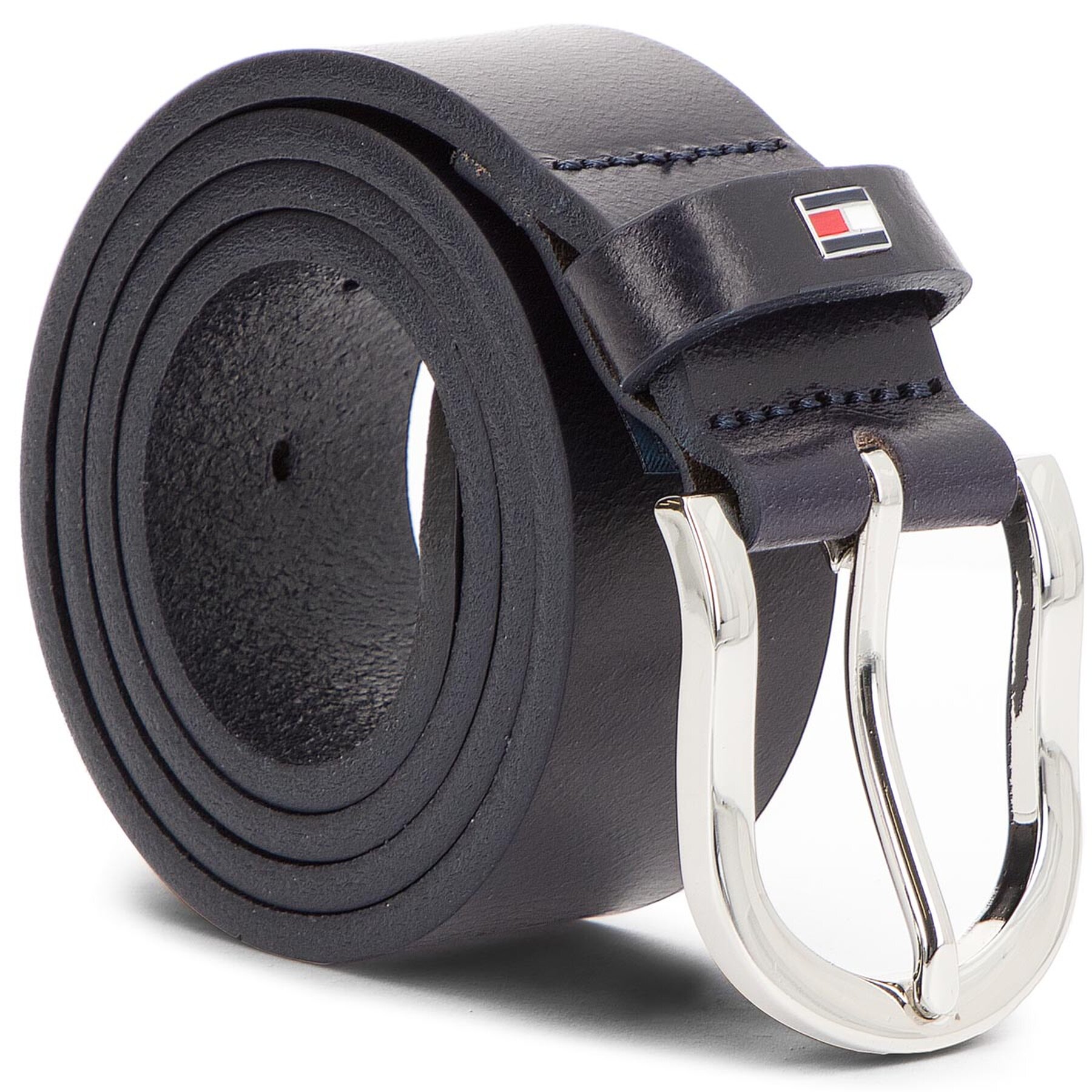 Dámsky opasok Tommy Hilfiger New Danny Belt WW0WW11590 70 Tmavomodrá