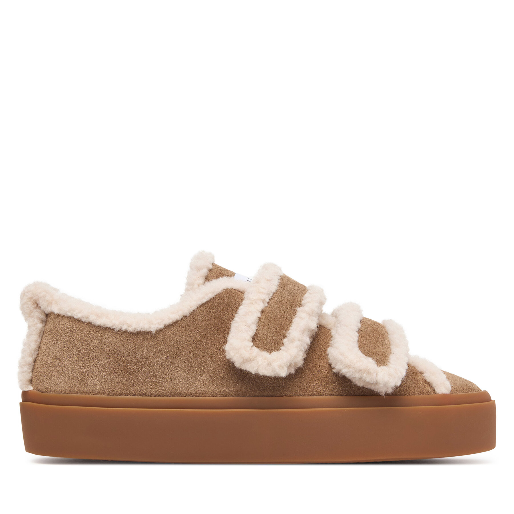 Sneakers Inuikii Shearling Low Velcro 1001.001.0231 Bej
