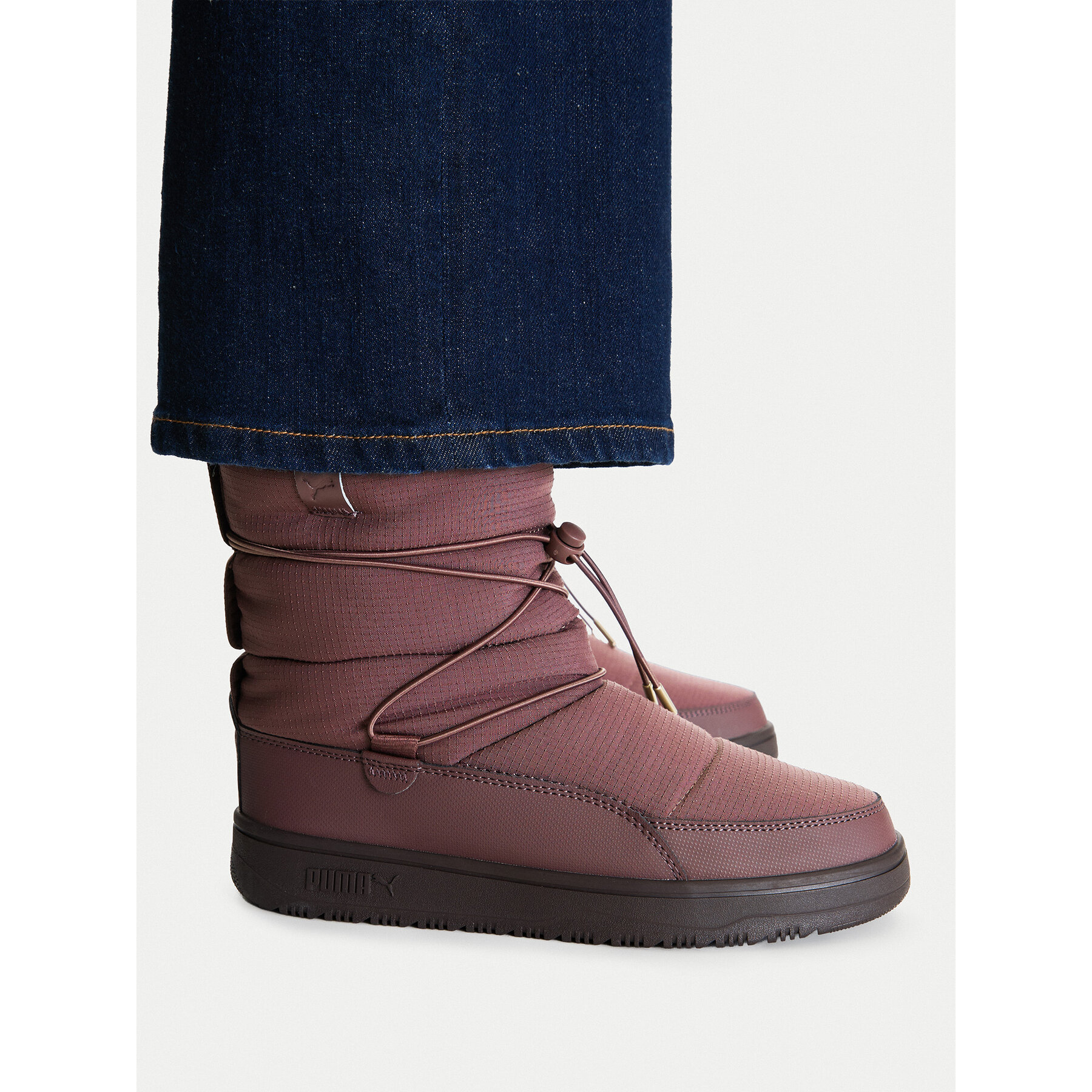Čizme za snijeg Puma Snowbae Wns 393920 Tamno smeđa