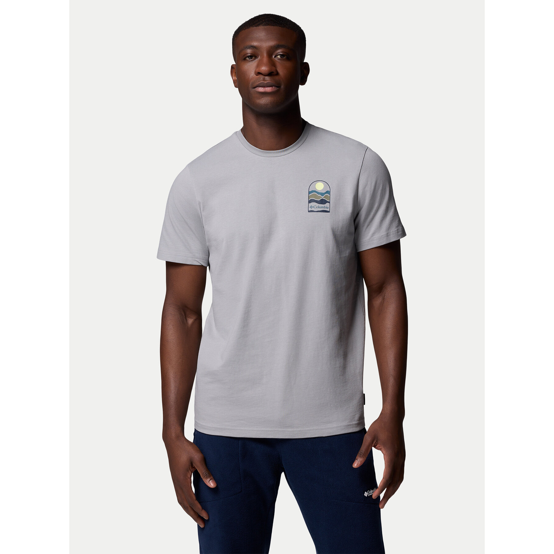 Columbia T-Shirt Explorers Canyon™ 2036451 Γκρι Regular Fit