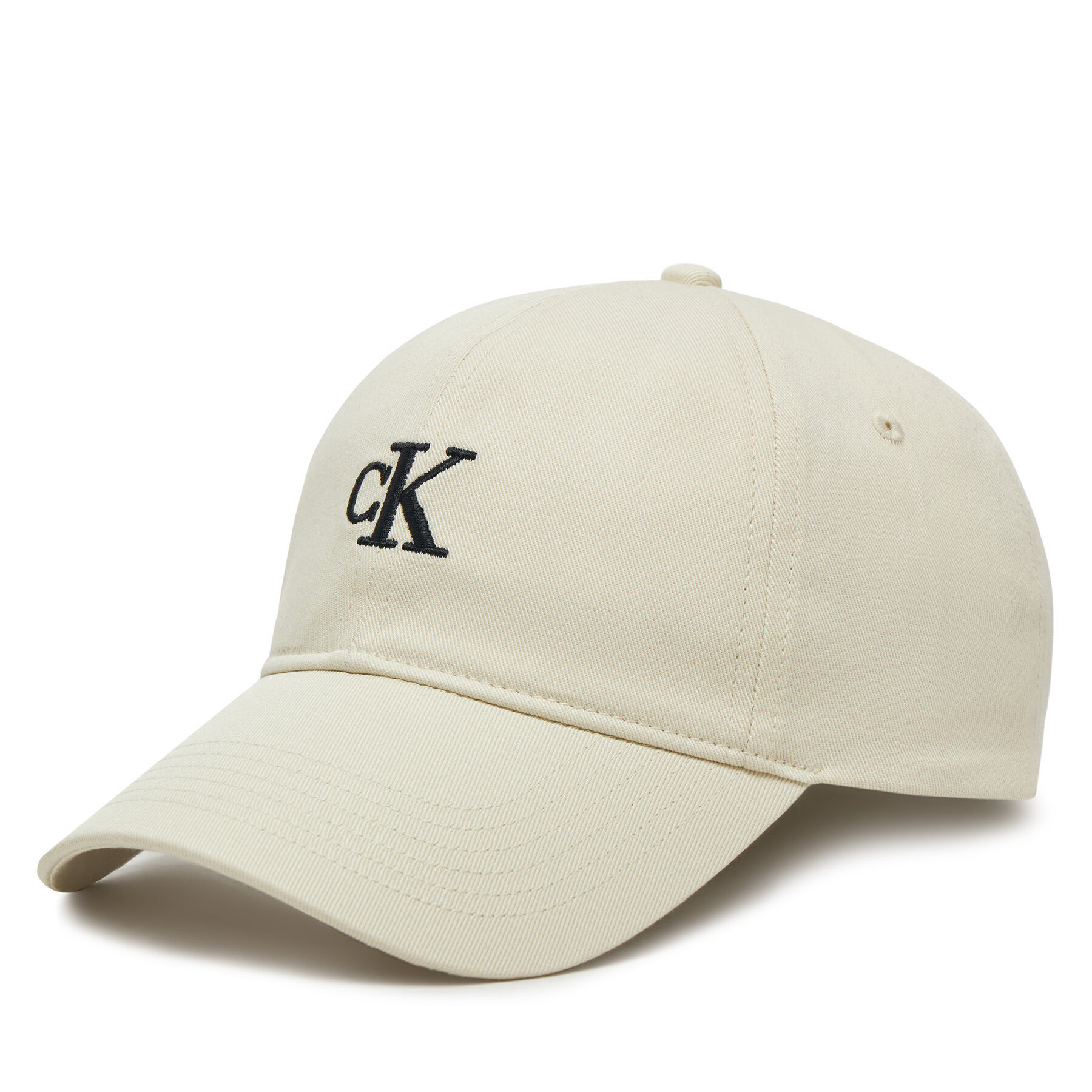 Șapcă Calvin Klein Jeans Embroidered Monogram Cap LV04K5024G Alb