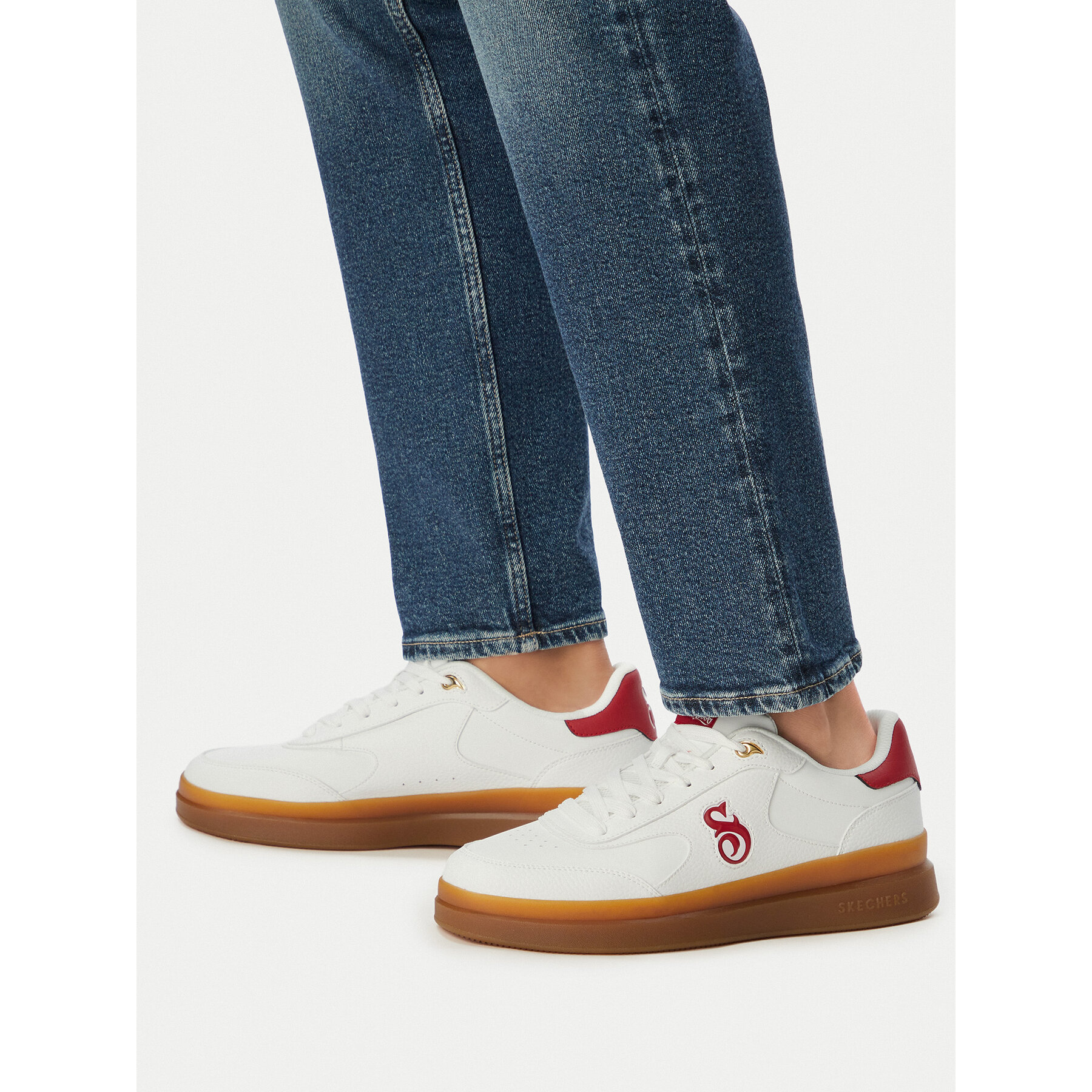 Сникърси Skechers Snoop Dogg Courtside Urban 251200/WRD Бял