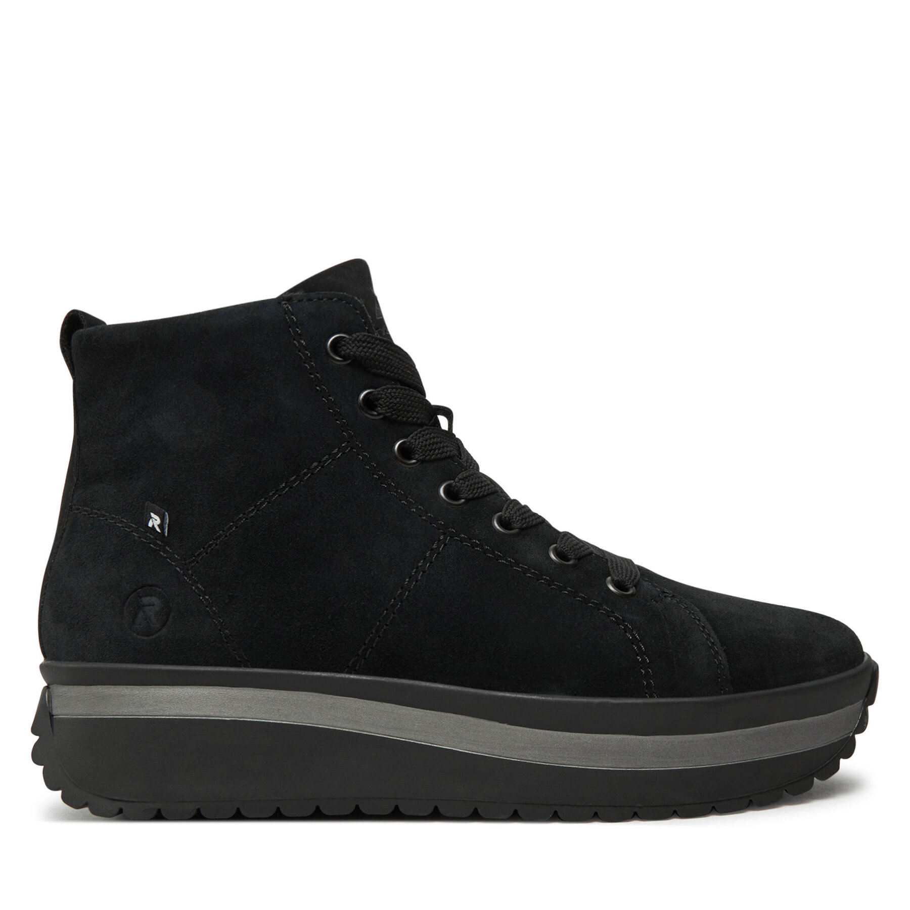 Damskie Rieker Revolution Lifestyle Trzewiki, Rozmiar 38 Czarny W0960-00