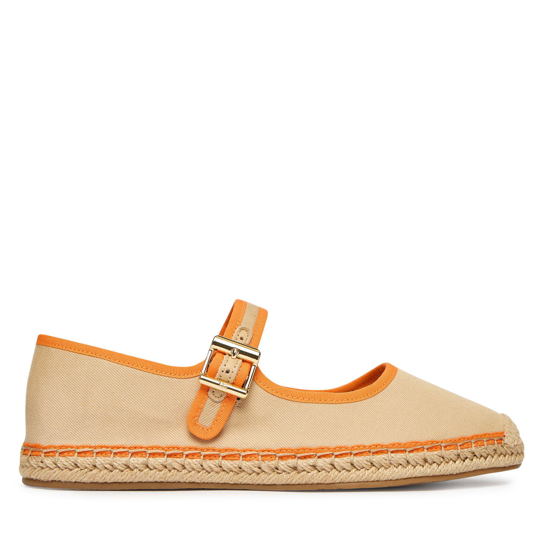 Espadrilky Tommy Hilfiger Buckle Maryjane Espadrille FW0FW09239 Béžová