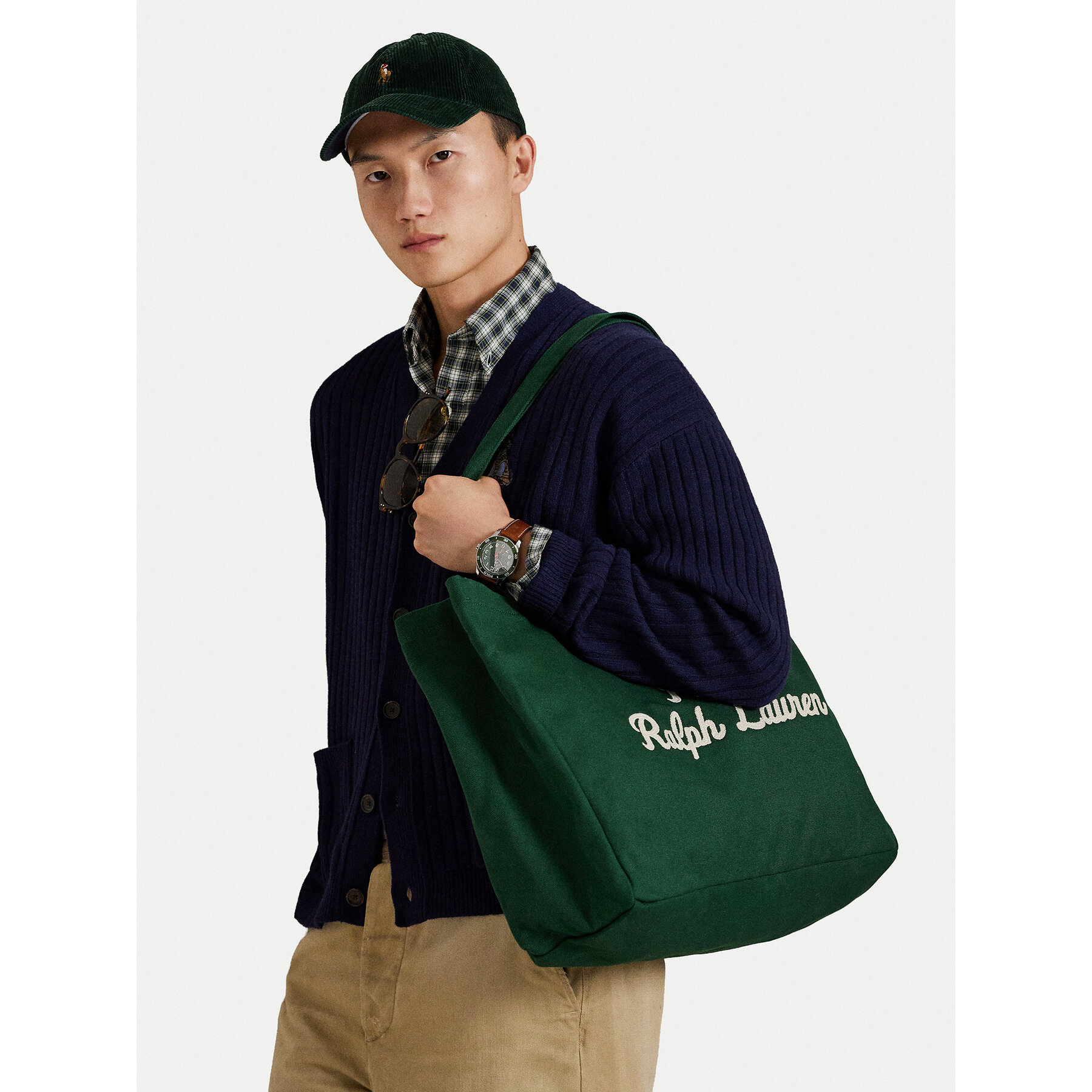 Torbica Polo Ralph Lauren 405962436003 Zelena