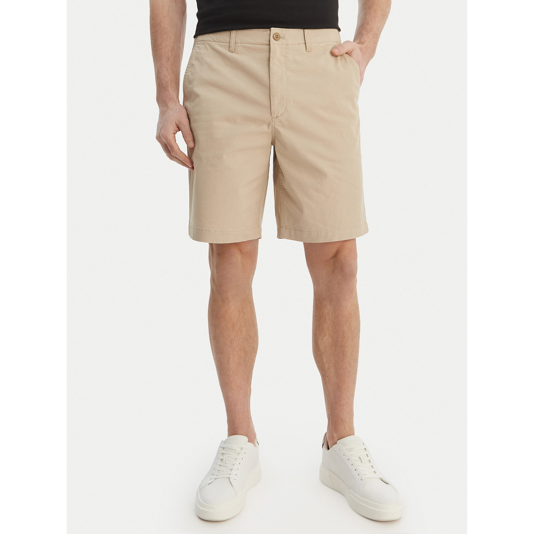 Calvin Klein Jeans Stoffshorts LV04RF617G Beige Regular Fit