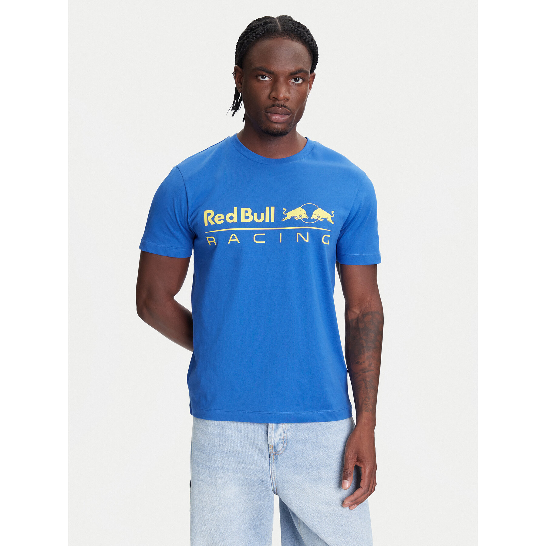 Pepe Jeans T-Shirt το κόκκινο Bull Racing Logo RM500016 Μπλε Regular Fit