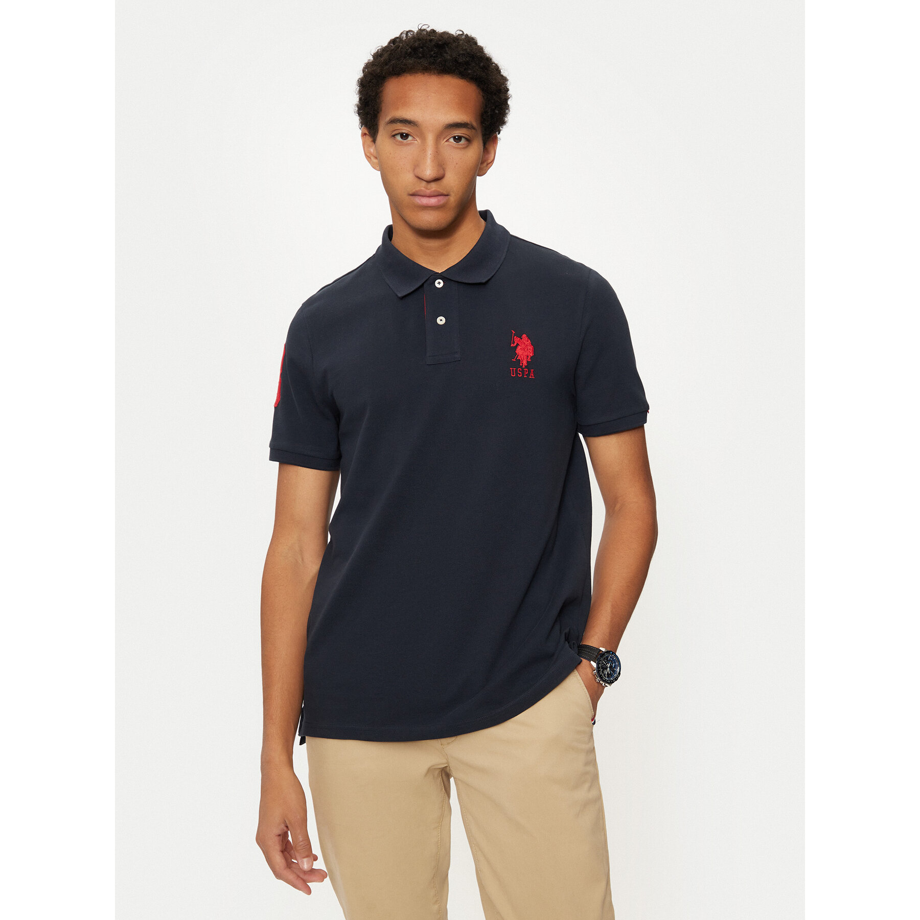 U.S. Polo Assn. Polo MUP3313 Blu scuro Regular Fit