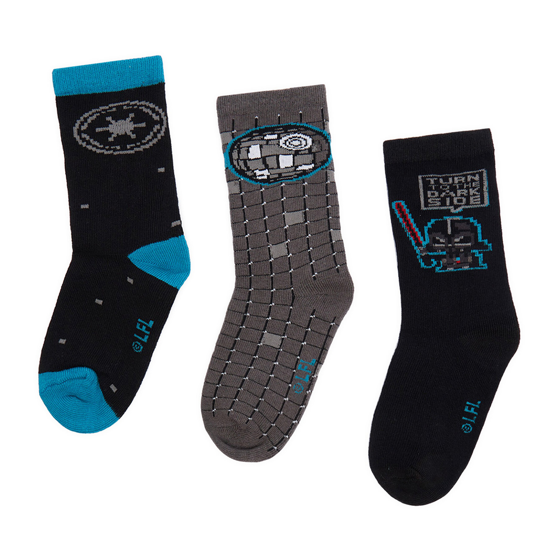 Șosete lungi Star Wars CEO-ACCCS-AW25-210SW(3-PACK) Negru