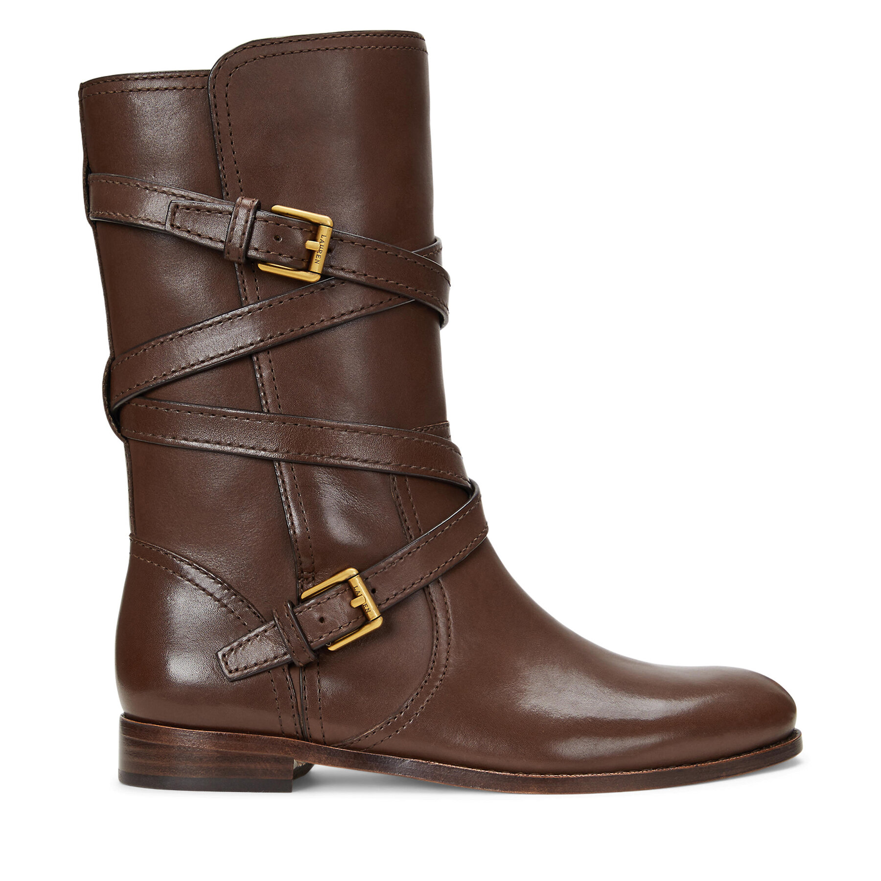 Damskie Botki LAUREN RALPH LAUREN, Rozmiar 36 Brązowy 802945680003