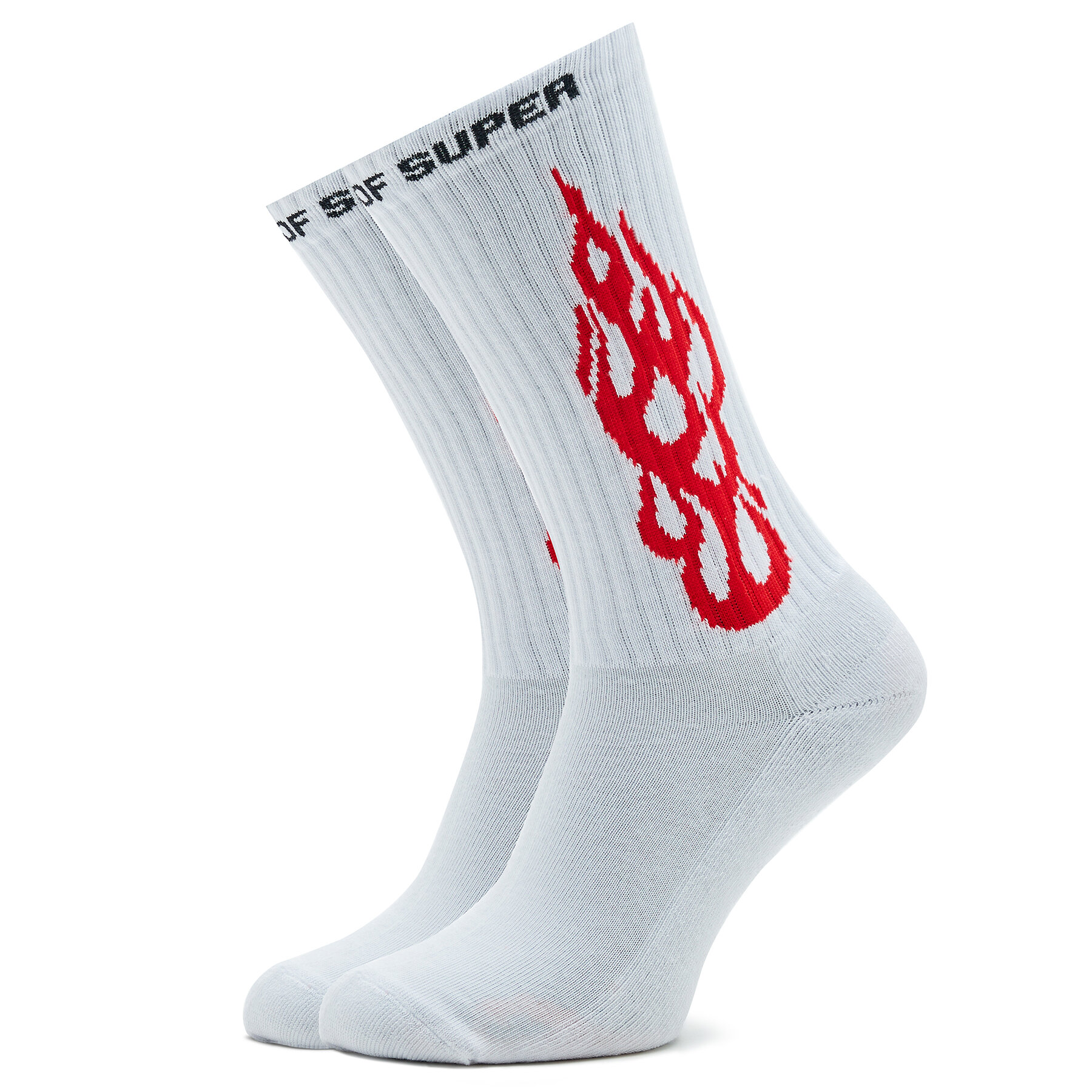 Chaussettes hautes unisex Vision Of Super VSA00788CZ Blanc