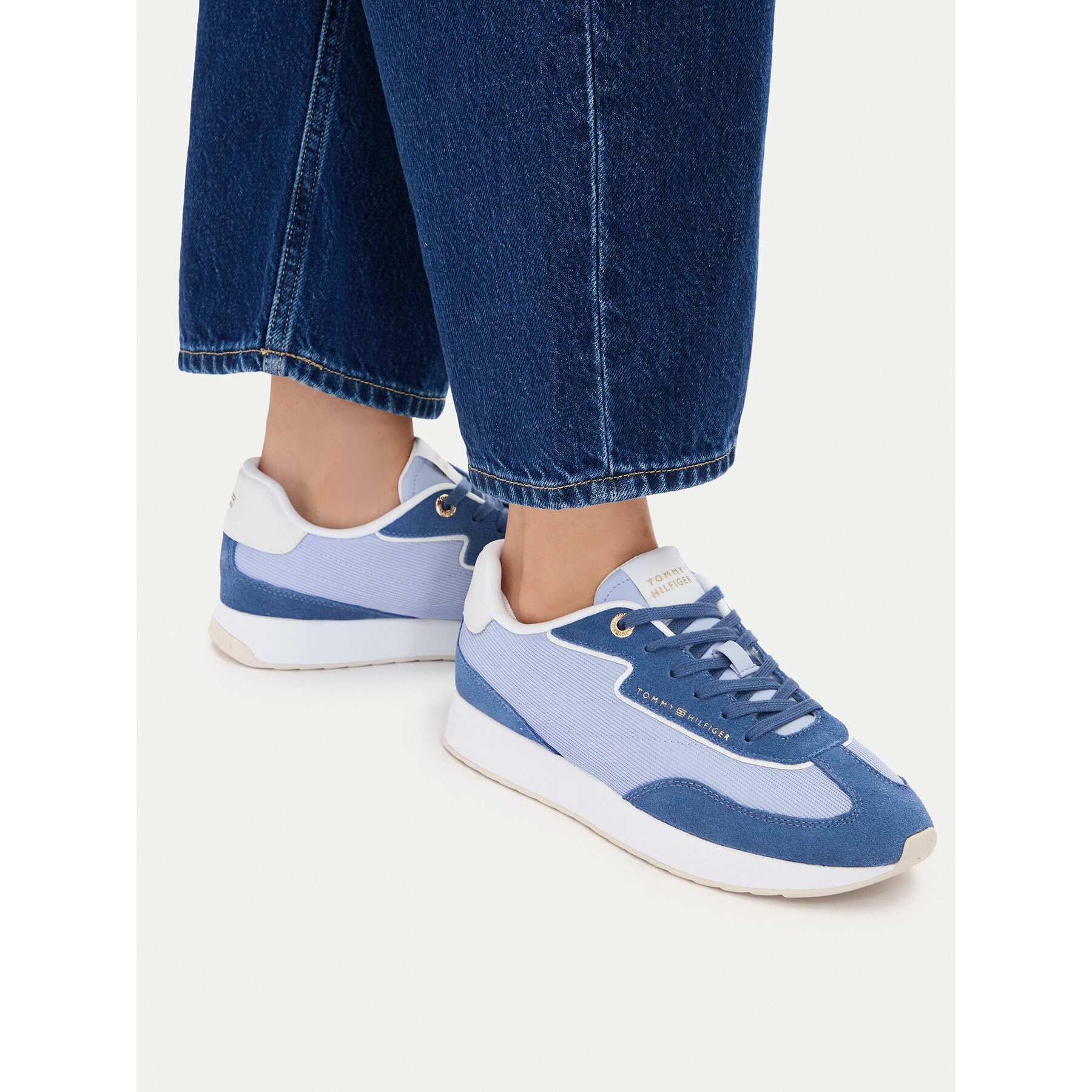 Αθλητικά Tommy Hilfiger Th Retro Runner Mix FW0FW09410 Μπλε