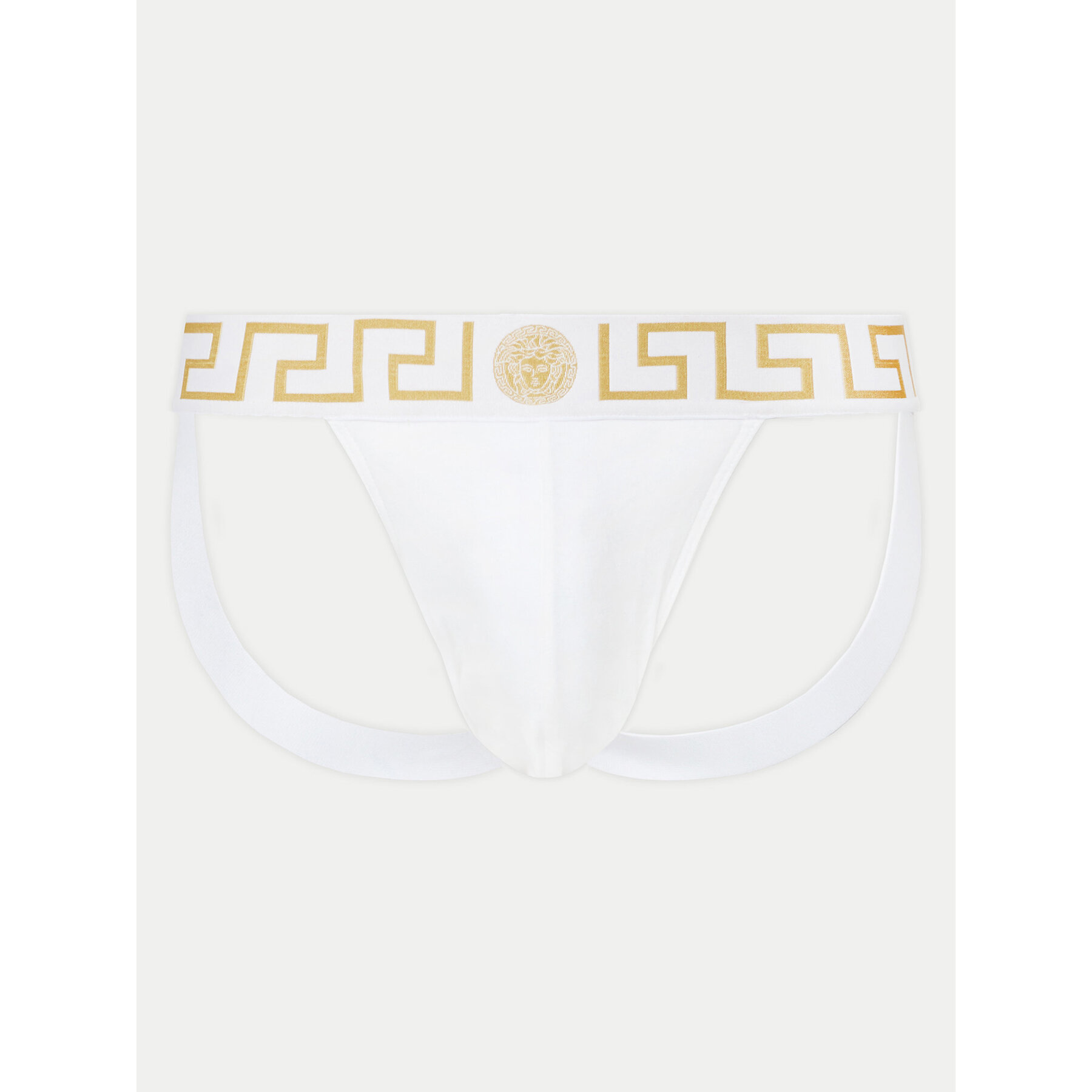 Versace Versace Σλιπ Jock Strap AUU01017 1A10011 Λευκό