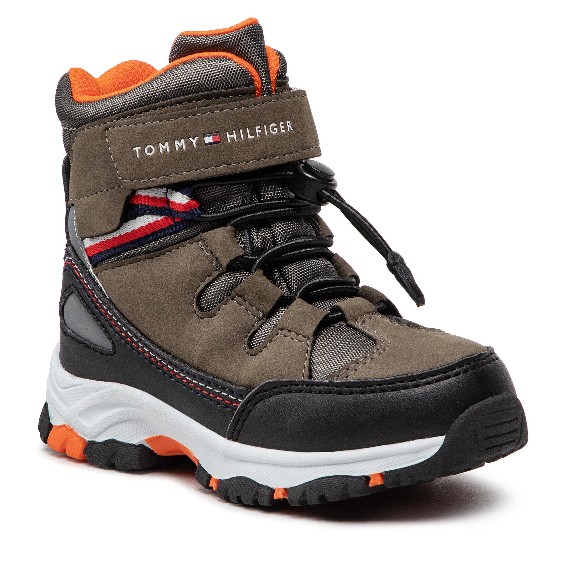  Hótaposó Tommy Hilfiger Tech Bootie T3B5-32542-1487 M Zöld akciós termékkép 1