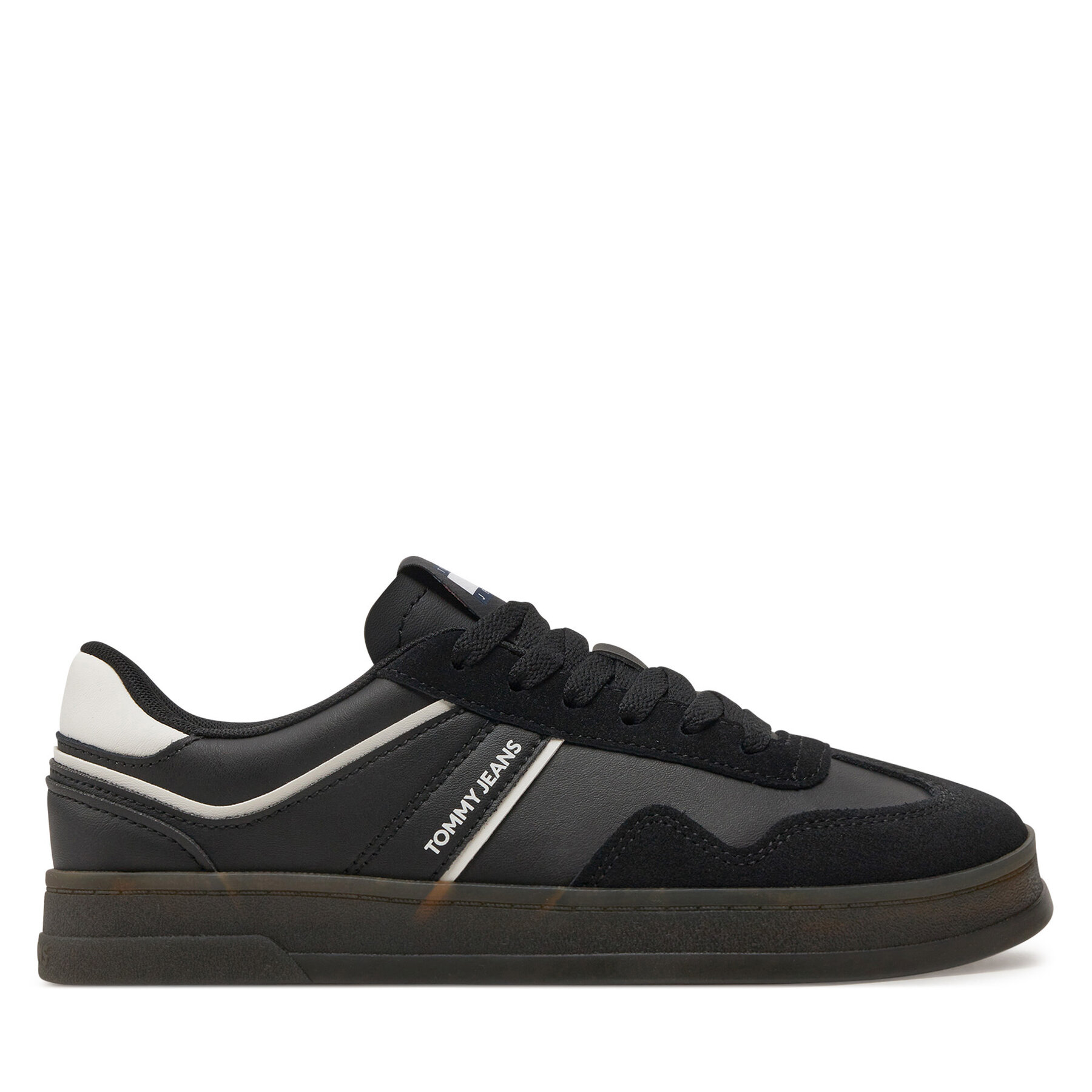  Sportcipők Tommy Jeans Tjw Court Sneaker EN0EN02552 Fekete akciós termékkép 1