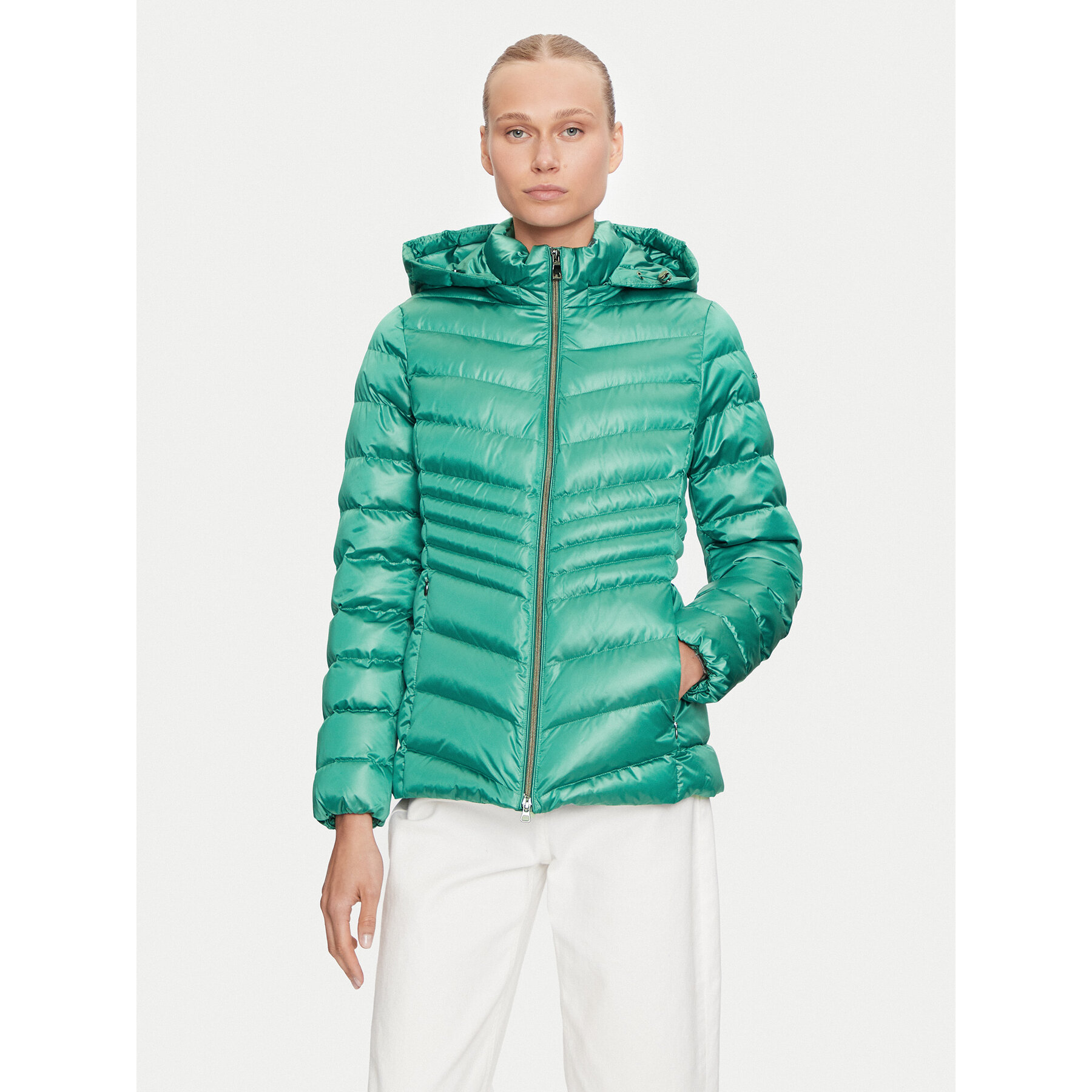 Geox Winterjacke Zosma W4628Z T2843 F4622 Grün Regular Fit